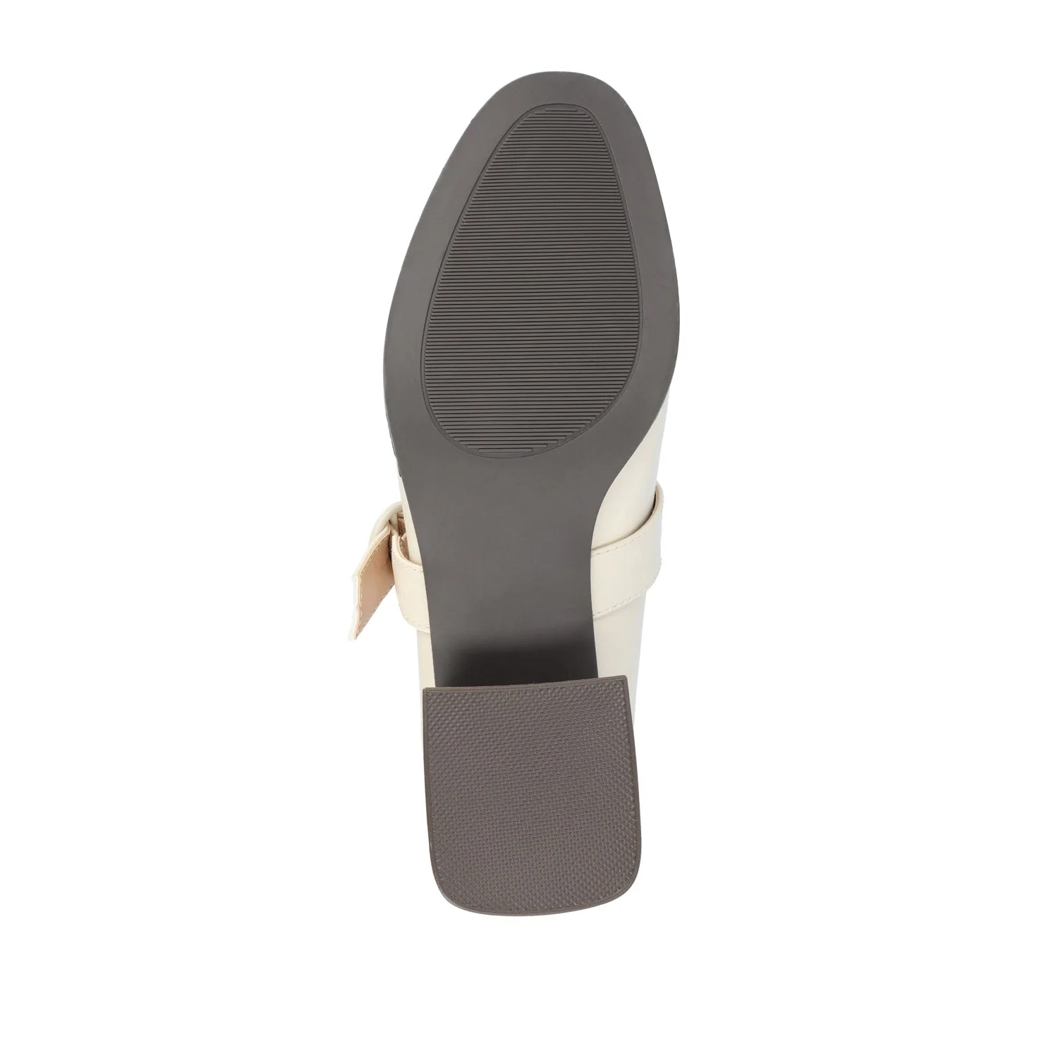 SAVVI MARY JANE PUMP HEELS IN VEGAN LEATHER - Ivory - Image 8