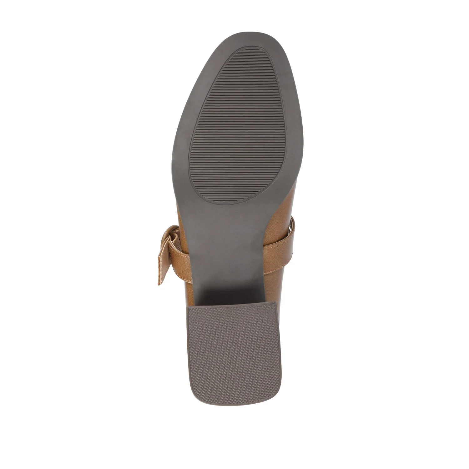 SAVVI MARY JANE PUMP HEELS IN VEGAN LEATHER - Tan - Image 8