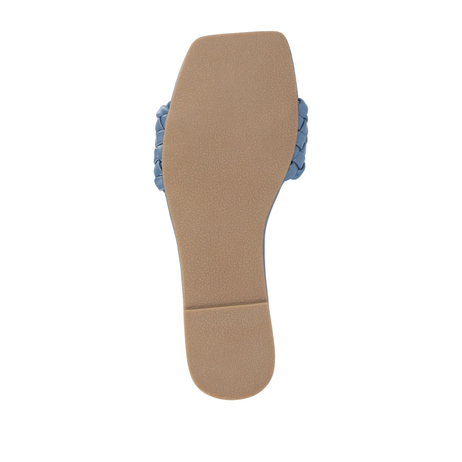 SAWYERR SLIDE SANDALS IN VEGAN LEATHER - Blue - Image 8