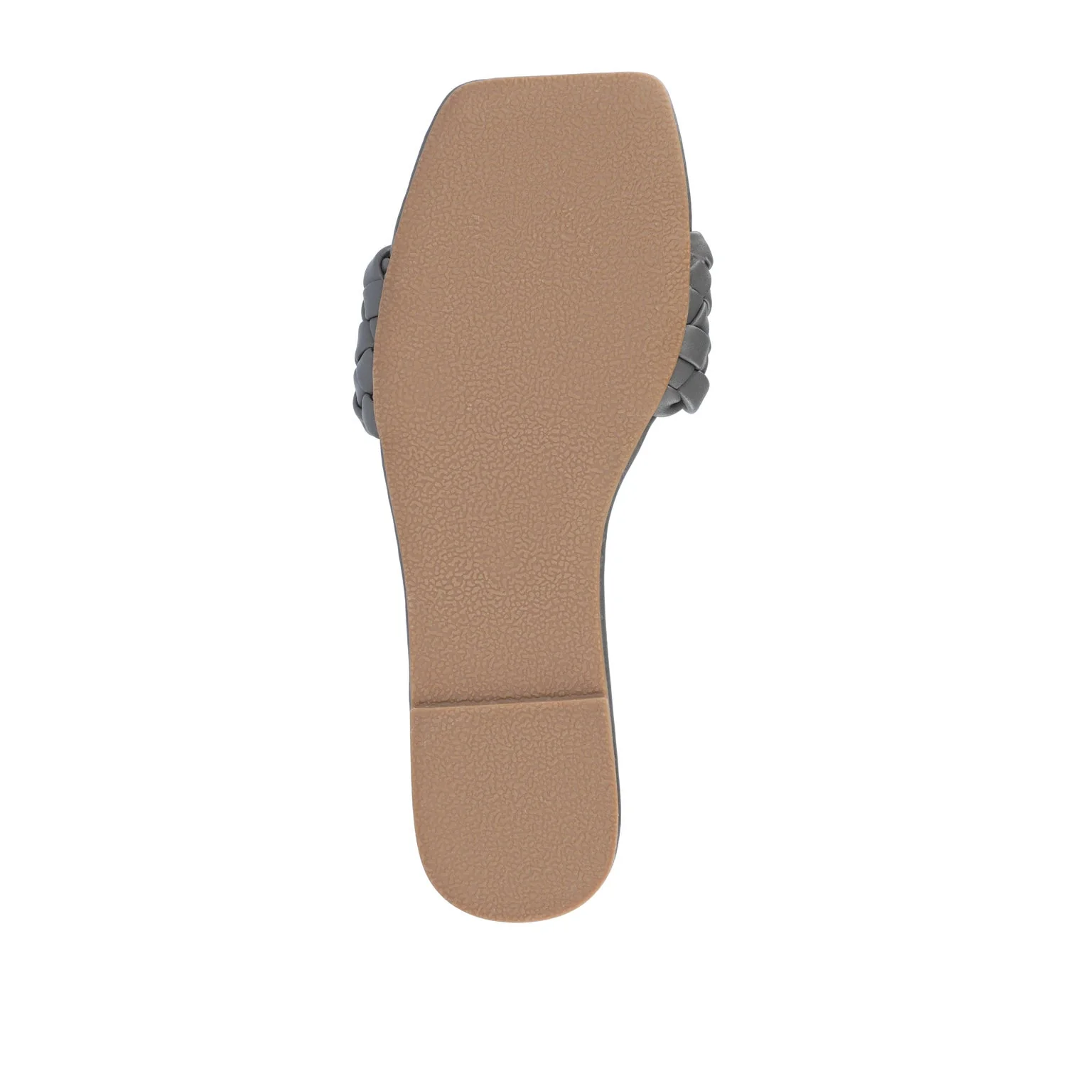 SAWYERR VEGAN LEATHER SLIDE SANDALS IN WIDE - Grey - Image 8