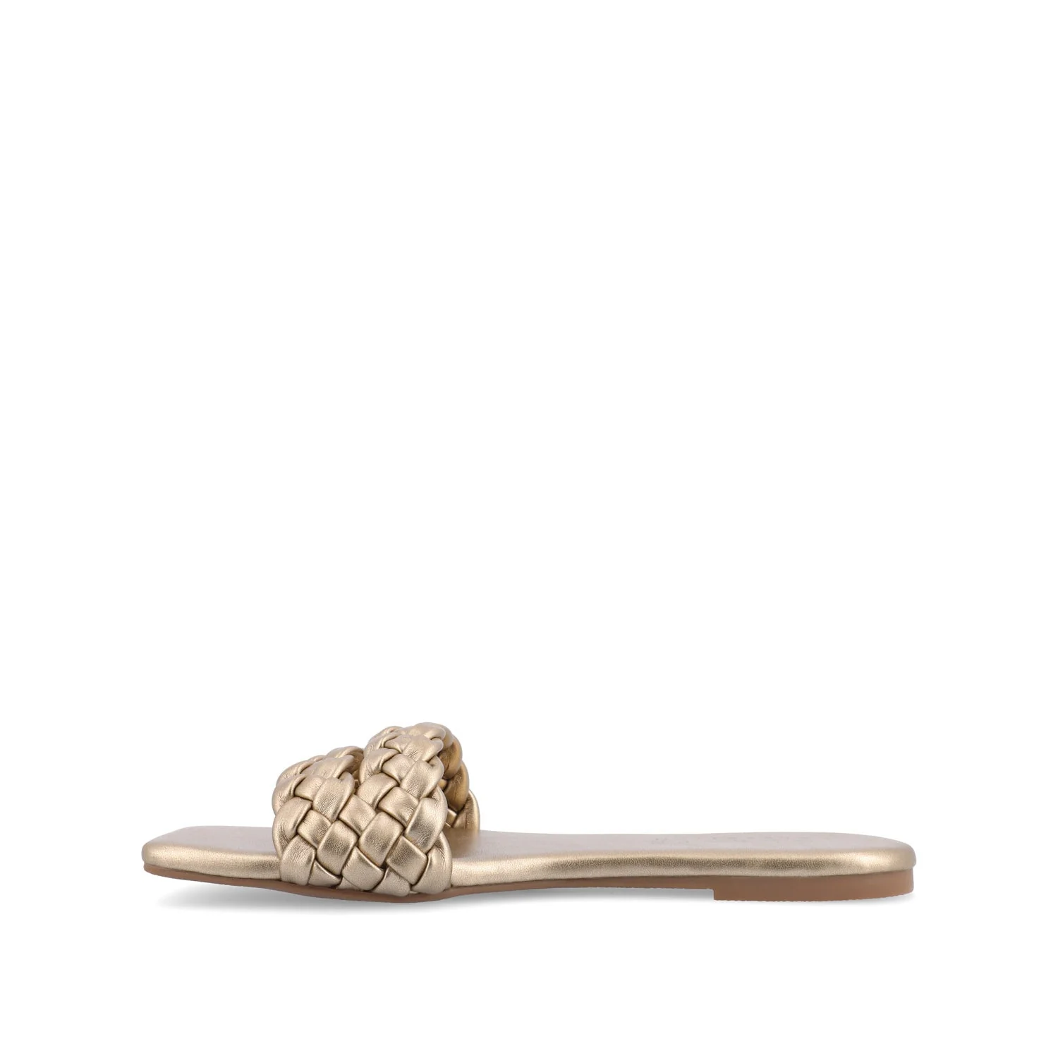 SAWYERR SLIDE SANDALS IN STATEMENT - Gold - Image 3