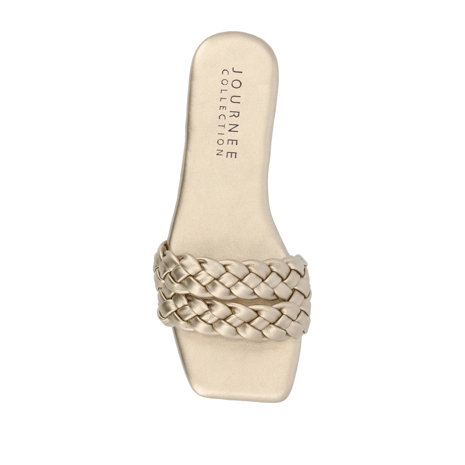 SAWYERR SLIDE SANDALS IN STATEMENT - Gold - Image 6