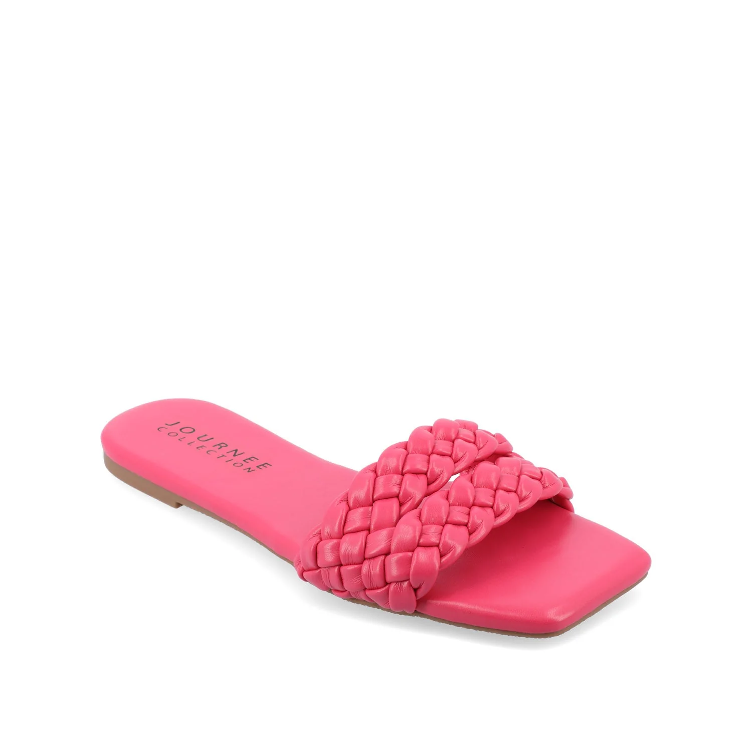 SAWYERR STATEMENT SLIDE SANDALS IN WIDE - Pink - Image 2