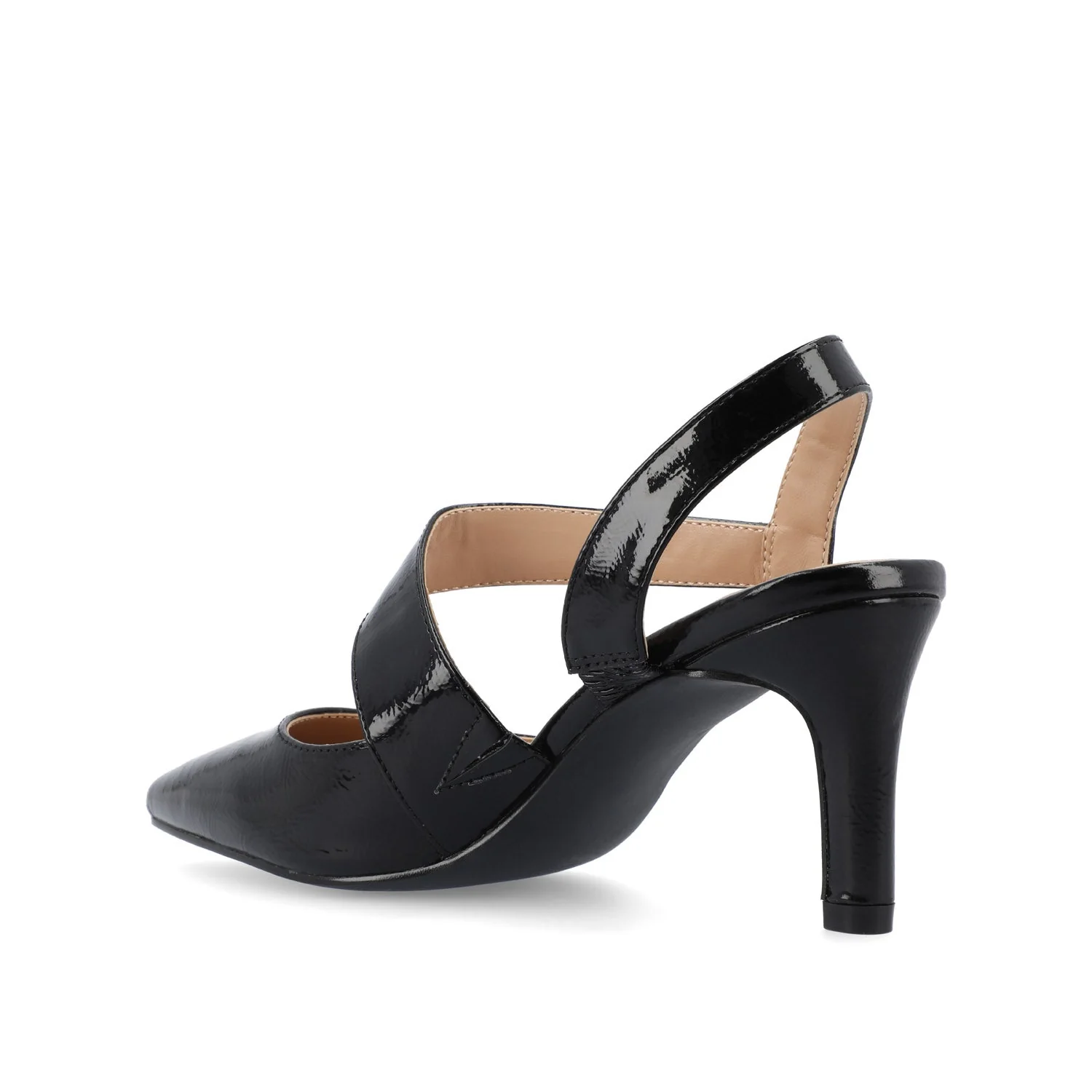 SCARLETT STILETTO HEELS IN PATENT - Black - Image 4