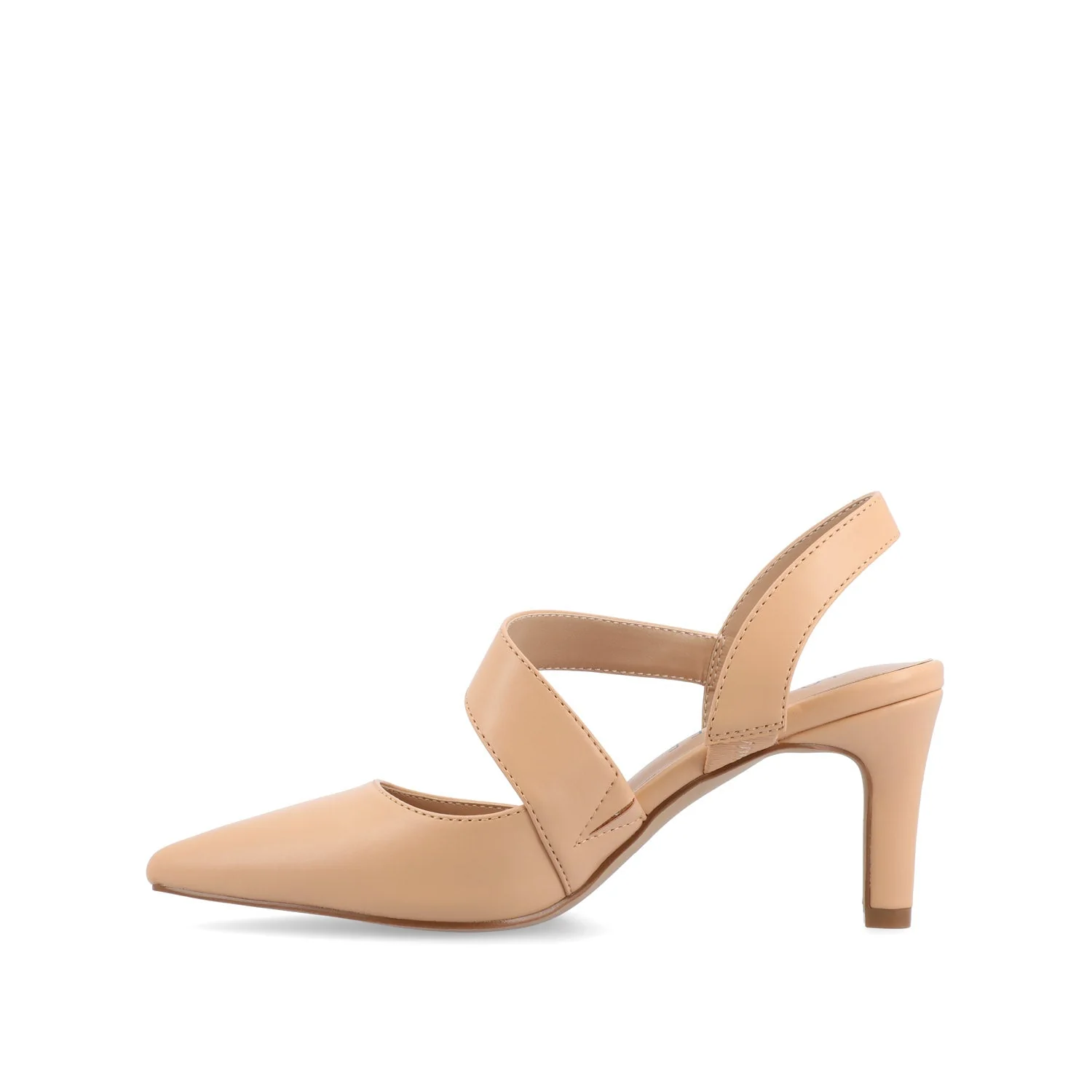 SCARLETT STILETTO HEELS IN PATENT - Nude - Image 3