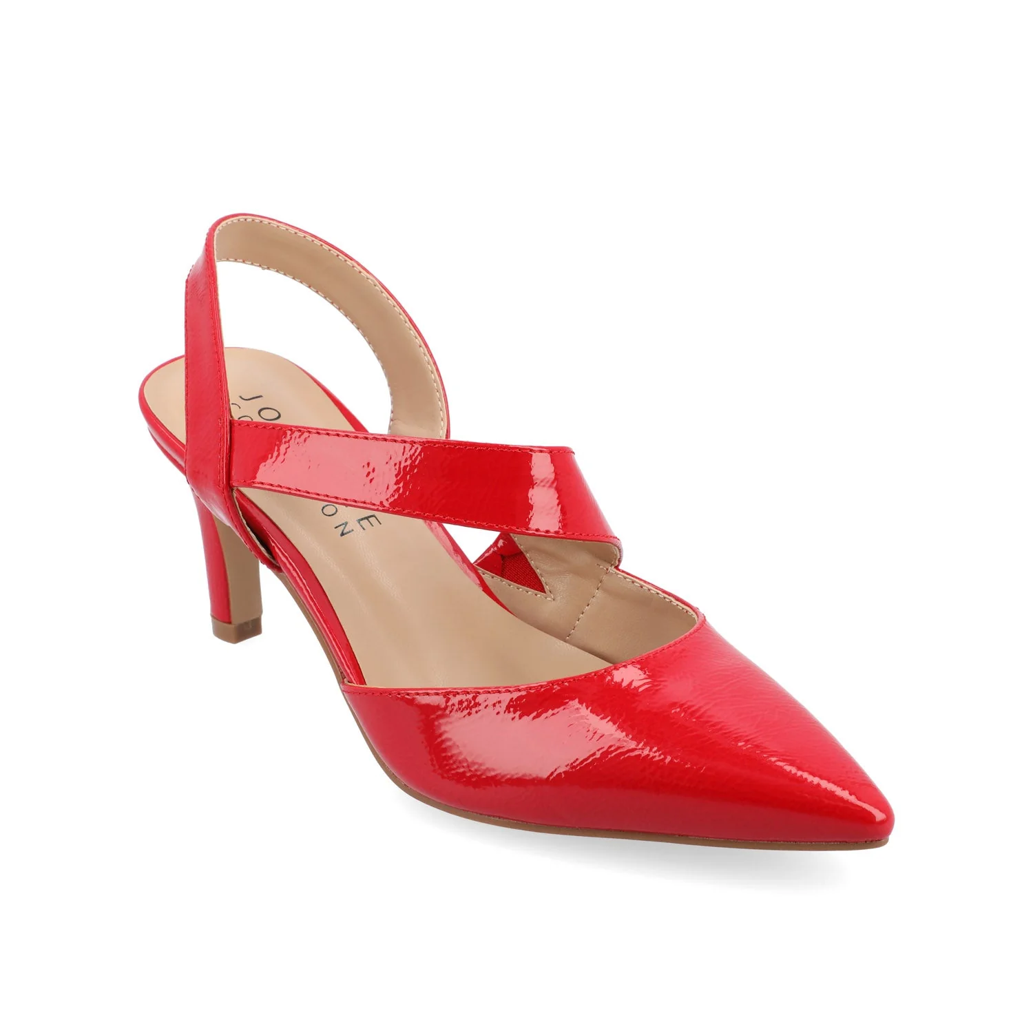 SCARLETT STILETTO HEELS IN PATENT - Red - Image 2