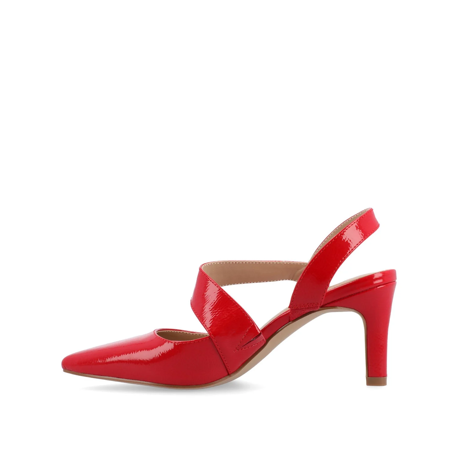 SCARLETT STILETTO HEELS IN PATENT - Red - Image 3