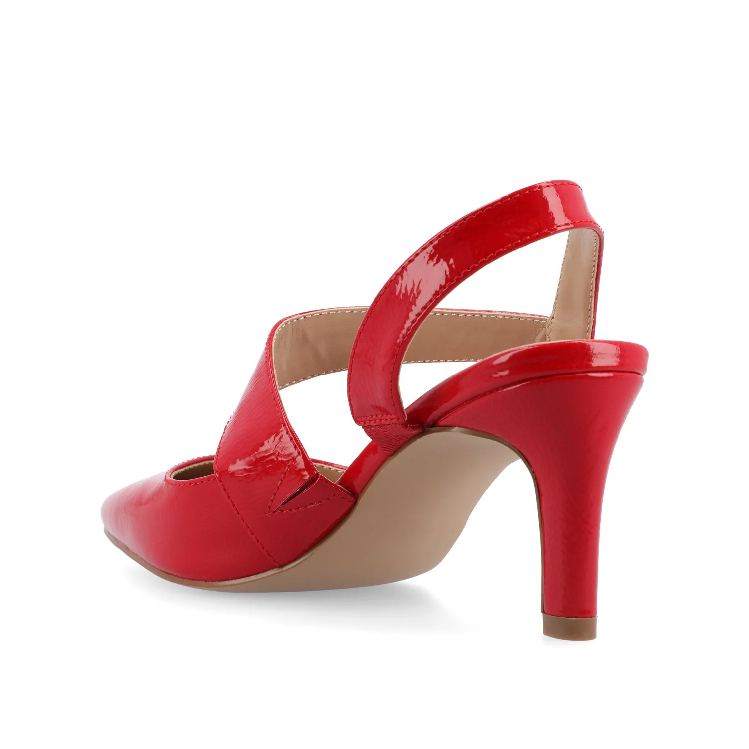 SCARLETT STILETTO HEELS IN PATENT - Red - Image 4