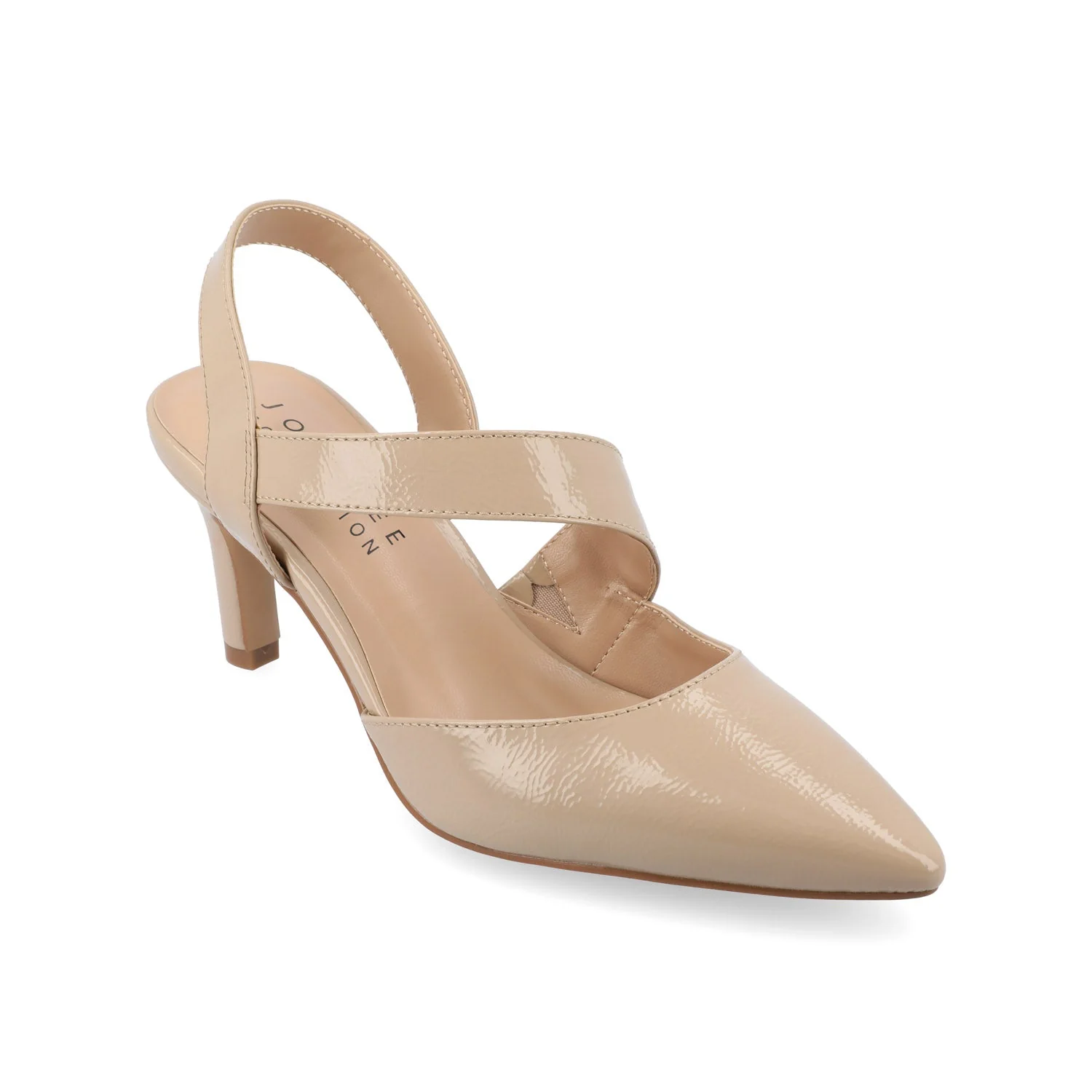 SCARLETT STILETTO HEELS IN PATENT - Taupe - Image 2
