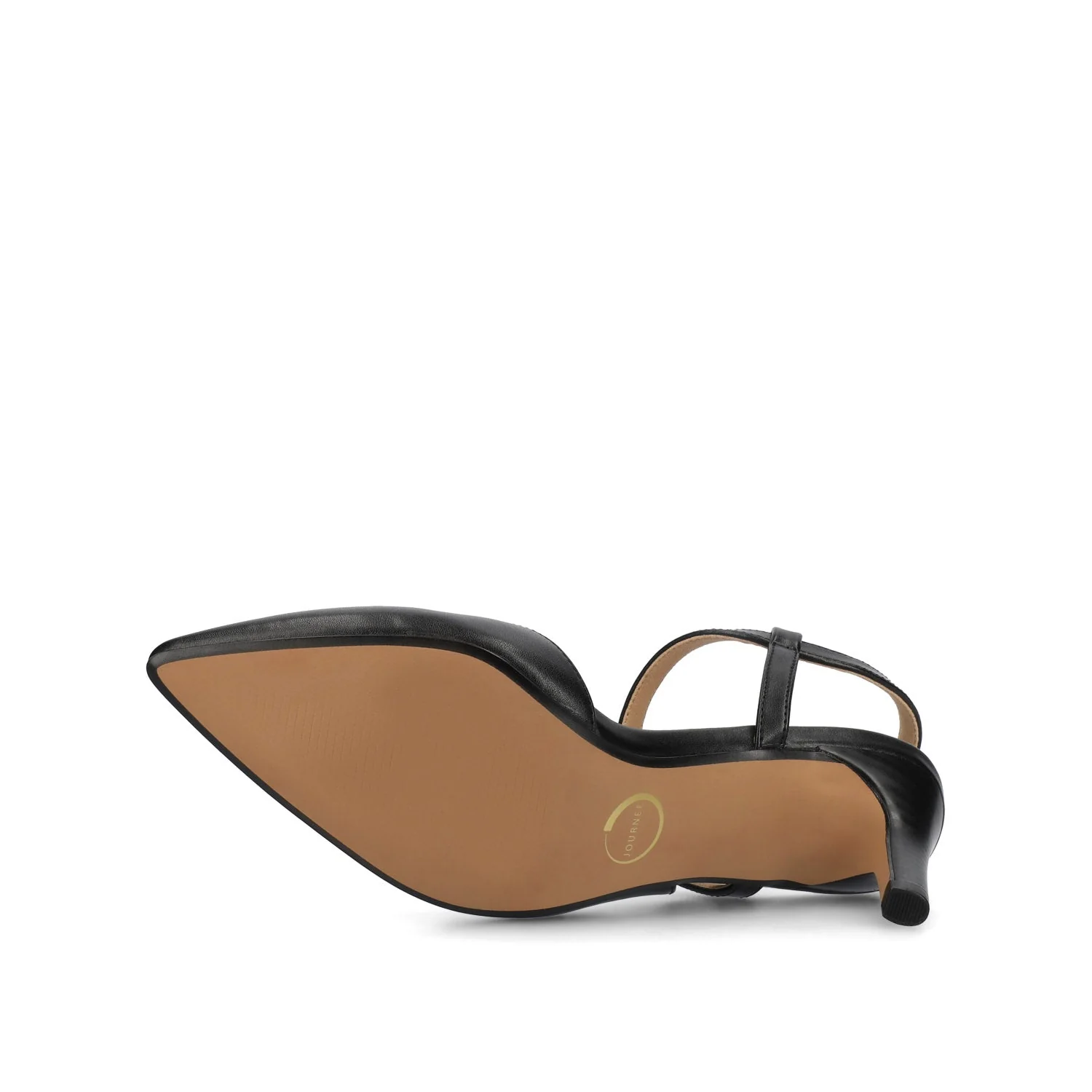 SCIPIO STILETTO PUMP HEELS IN WIDE - Black PU - Image 5