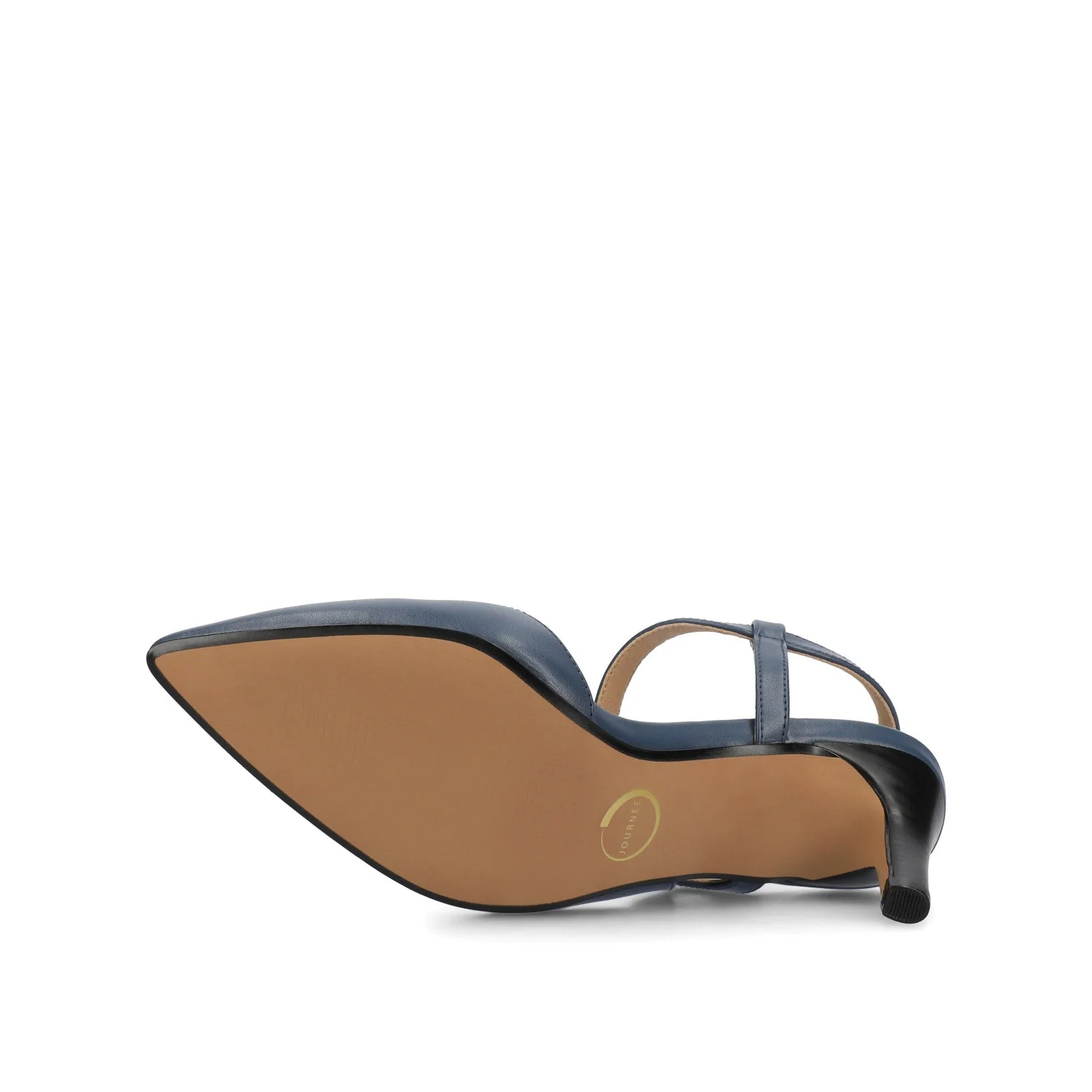 SCIPIO CROSSOVER ANKLE STRAP PUMPS - Navy Nubuck - Image 5