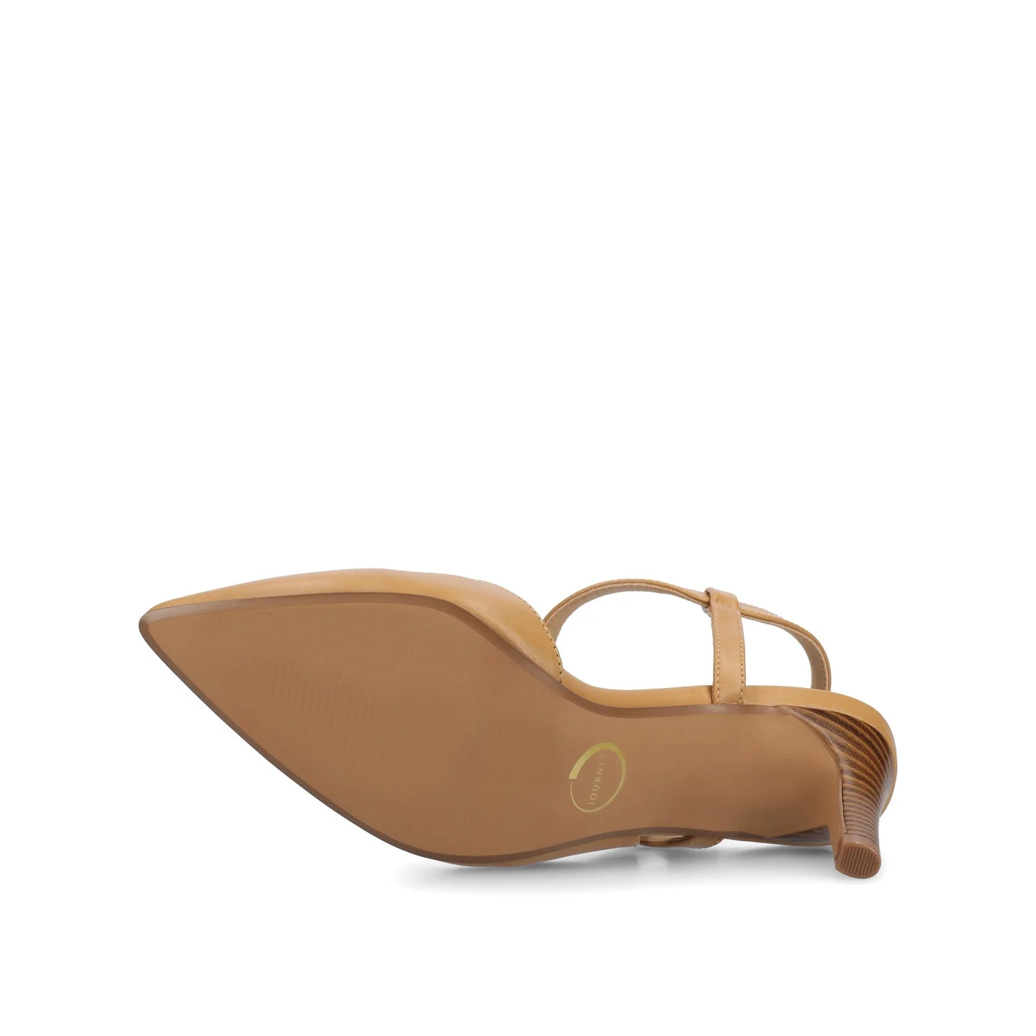 SCIPIO CROSSOVER ANKLE STRAP PUMPS - Tan - Image 5