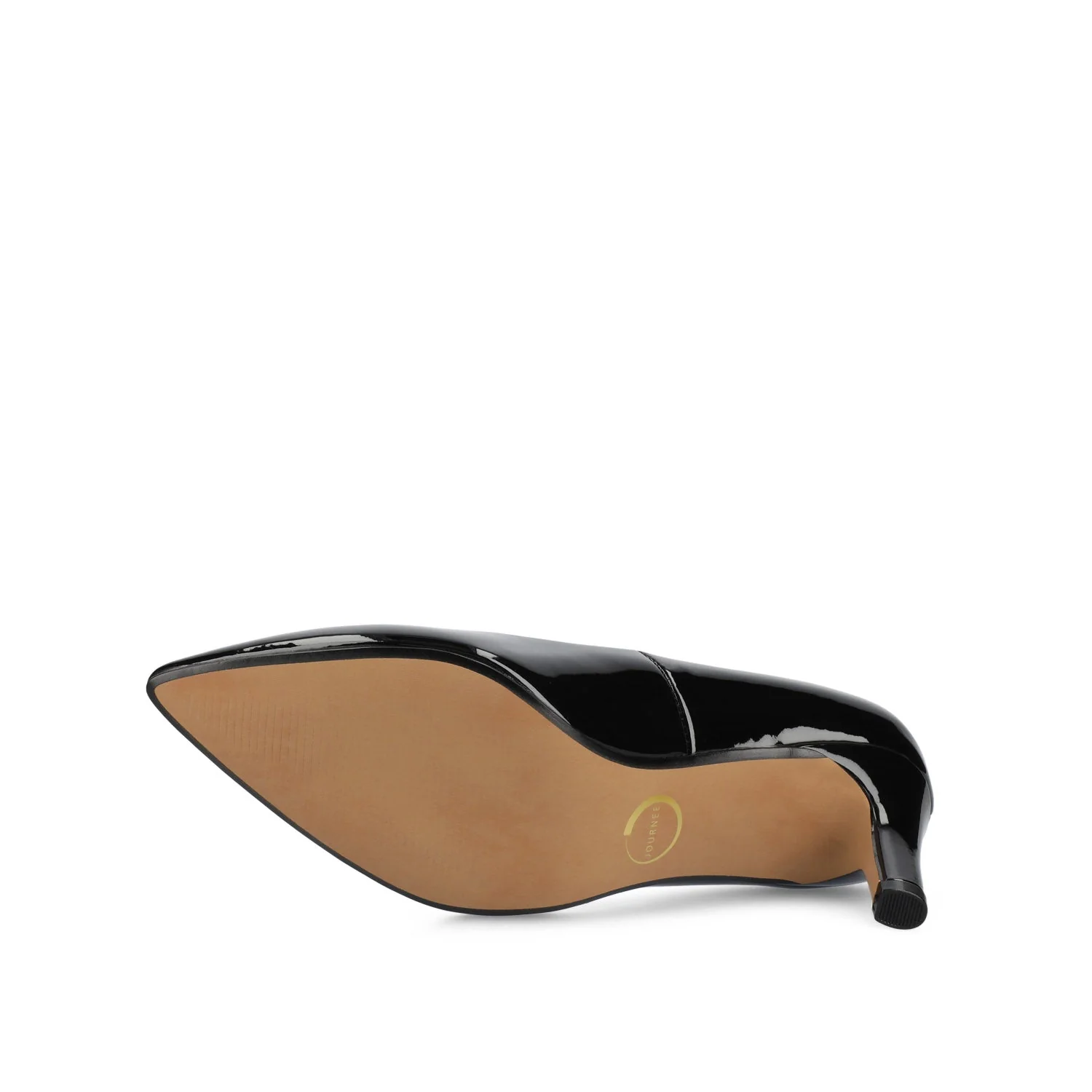 SCYLEE STILETTO PUMP HEELS IN PATENT - Black Patent - Image 5