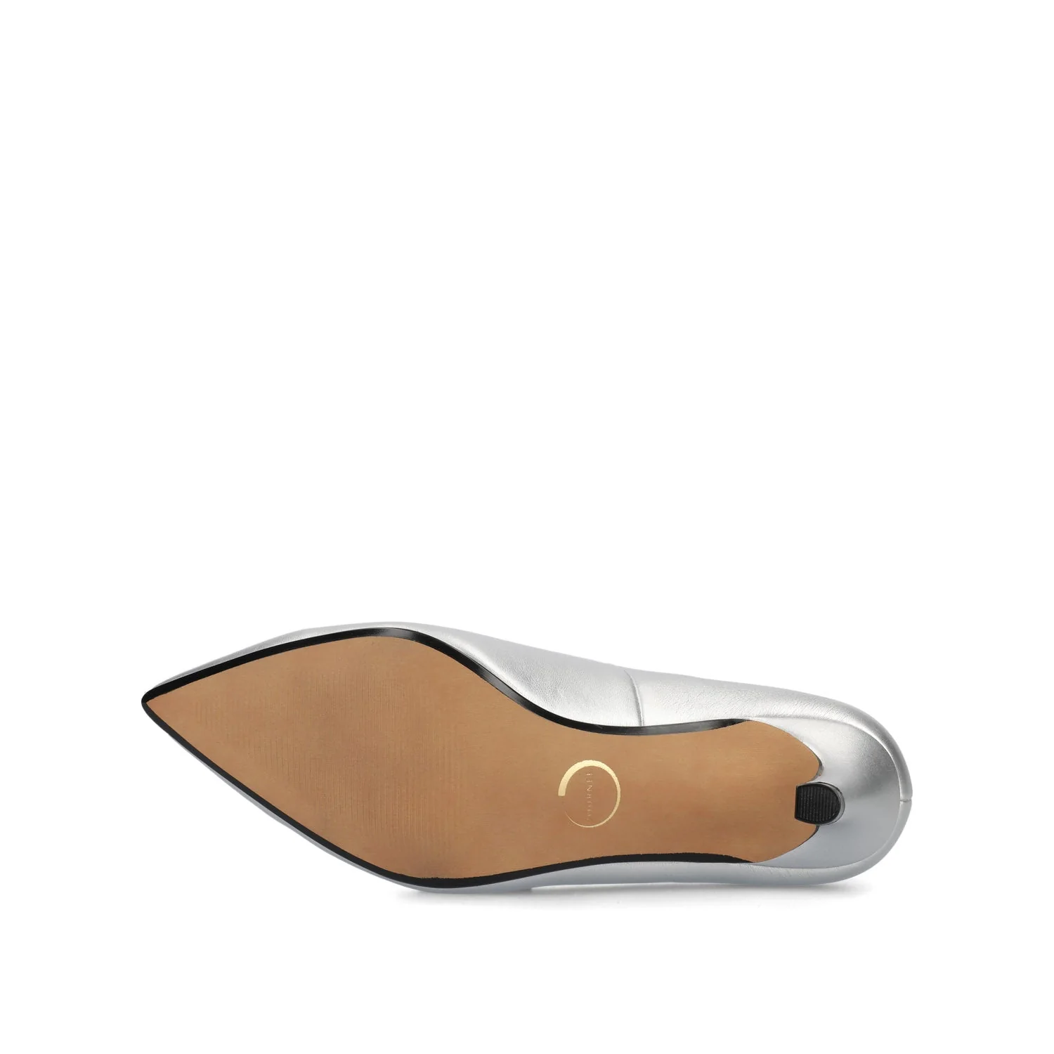 SCYLEE STILETTO PUMP HEELS IN VEGAN LEATHER - Silver PU - Image 5