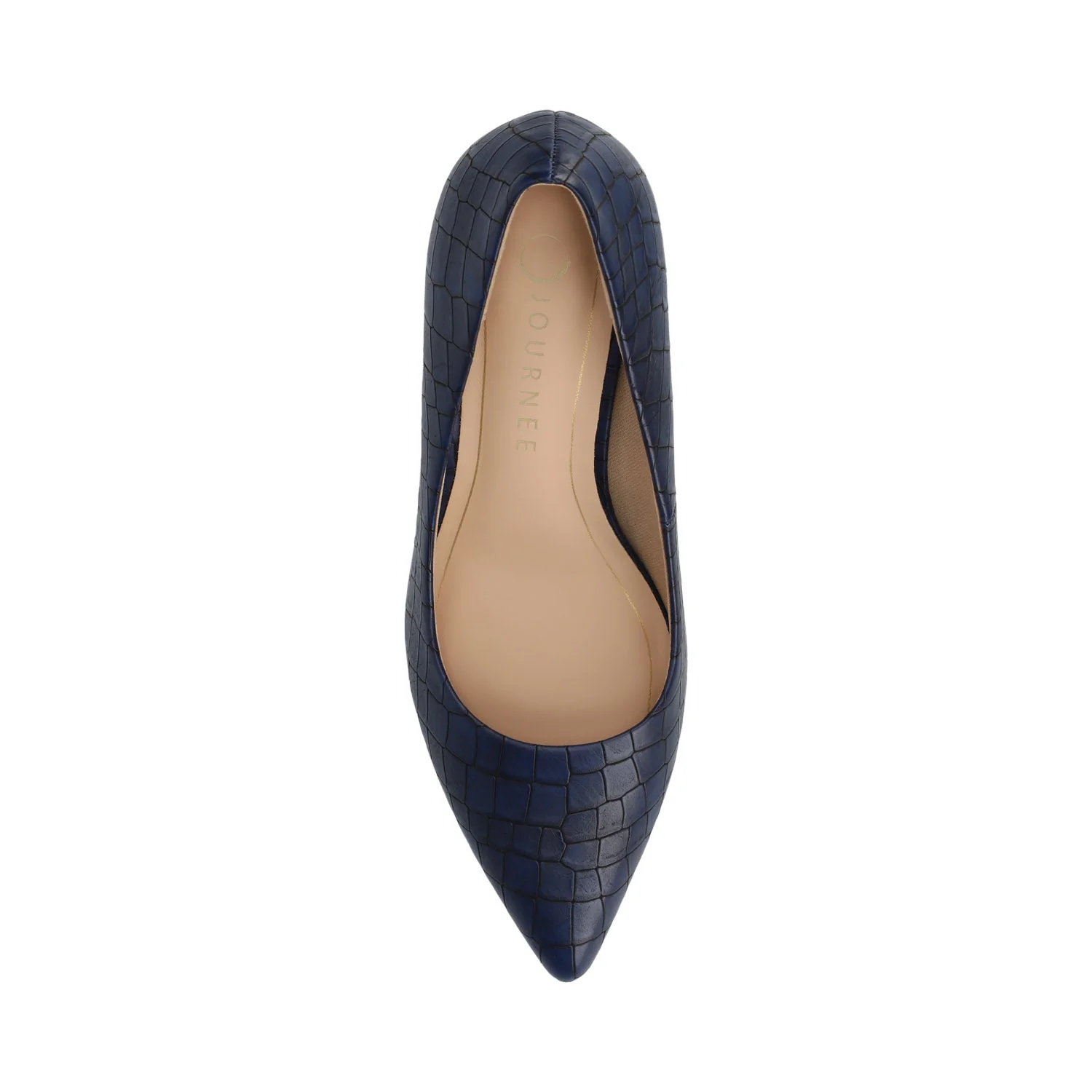 SCYLEE STILETTO PUMP HEELS - Blue Croco - Image 4