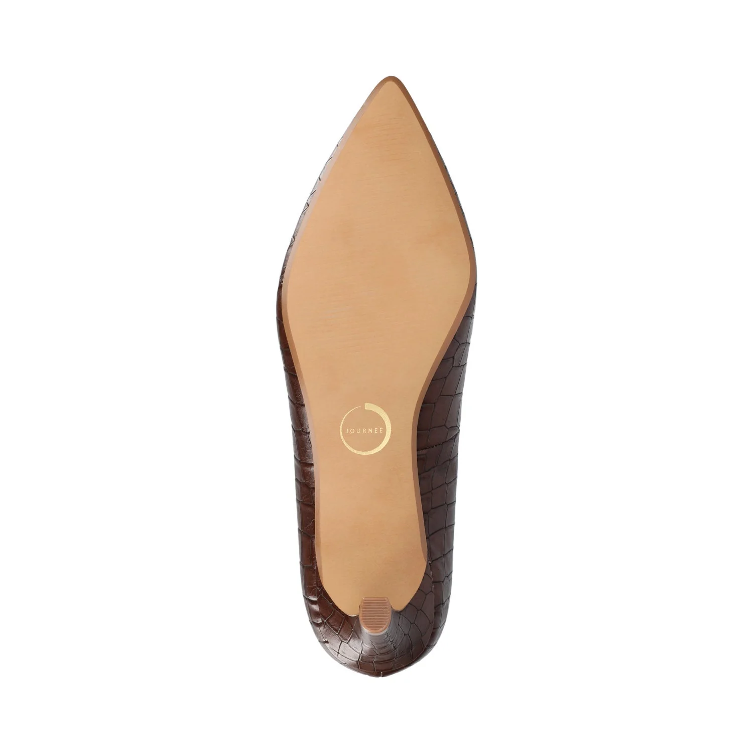 SCYLEE STILETTO PUMP HEELS IN WIDE - Brown - Image 5