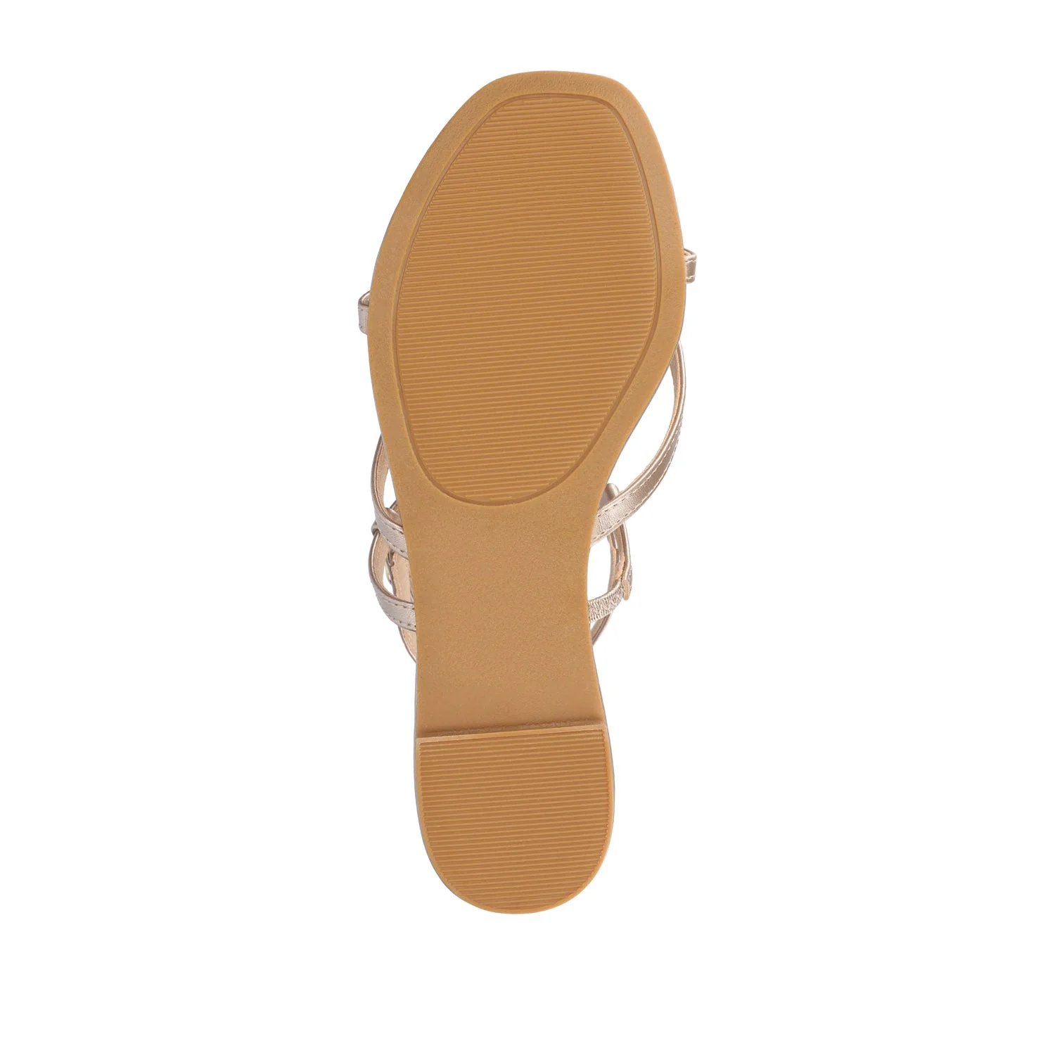 SERISSA CRISSCROSS SANDAL IN VEGAN LEATHER - Champagne - Image 8