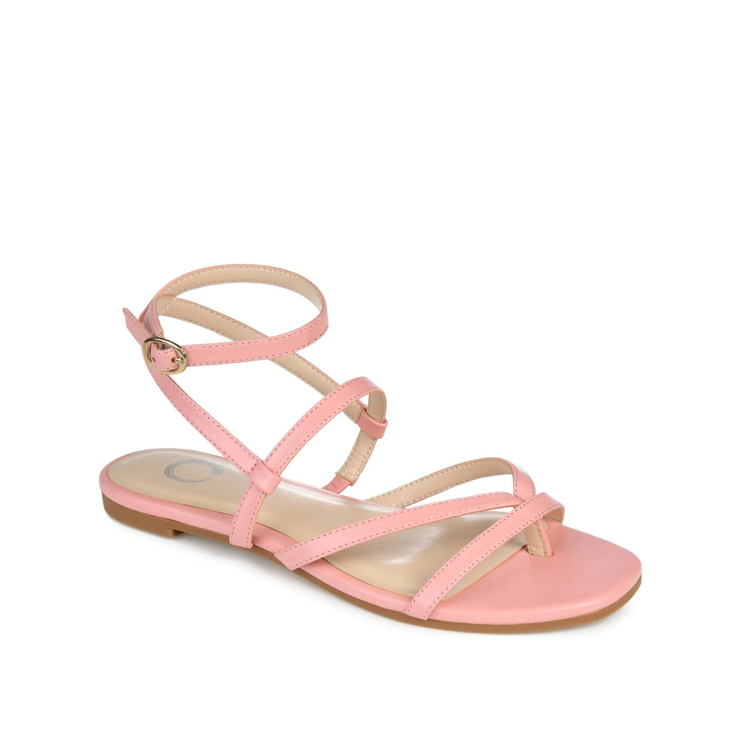 SERISSA CRISSCROSS SANDAL IN VEGAN LEATHER - Pink - Image 2