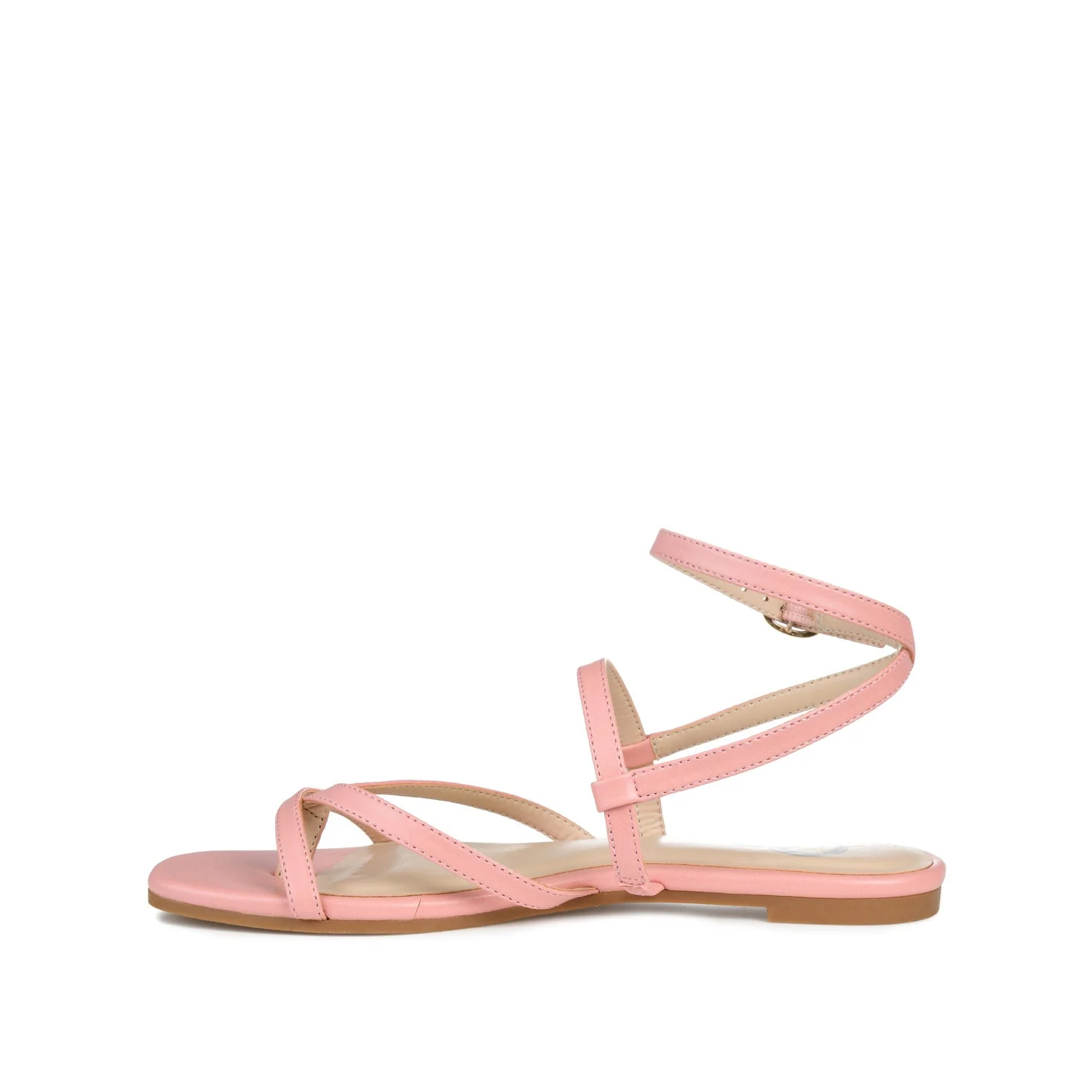 SERISSA CRISSCROSS SANDAL IN VEGAN LEATHER - Pink - Image 3
