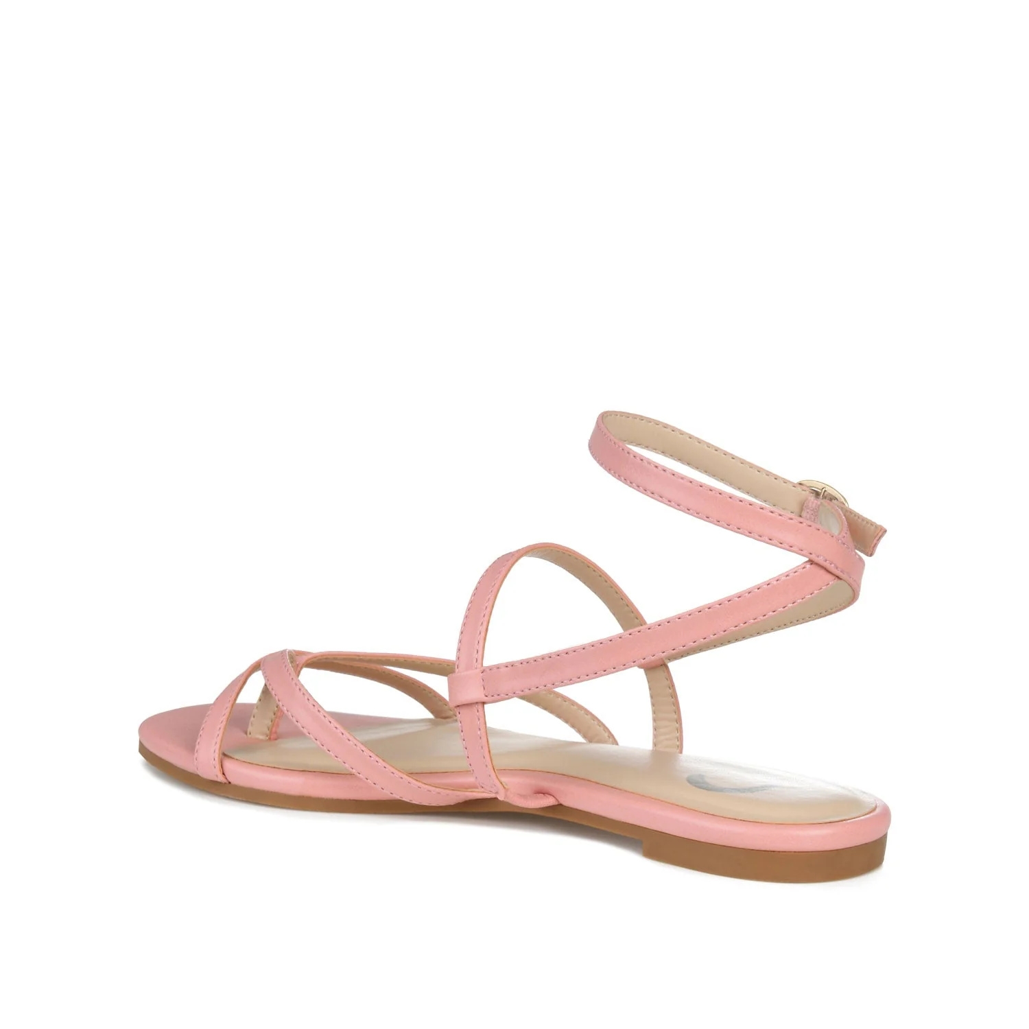 SERISSA CRISSCROSS SANDAL IN VEGAN LEATHER - Pink - Image 4