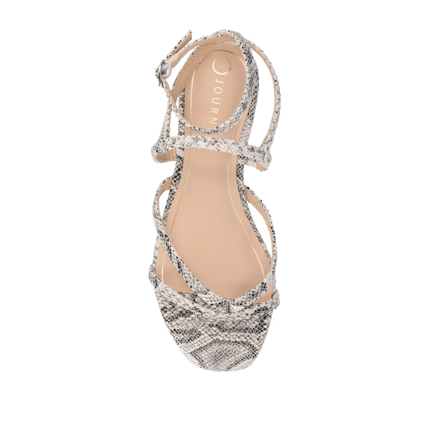 SERISSA CRISSCROSS SANDAL IN VEGAN LEATHER - Snake - Image 6