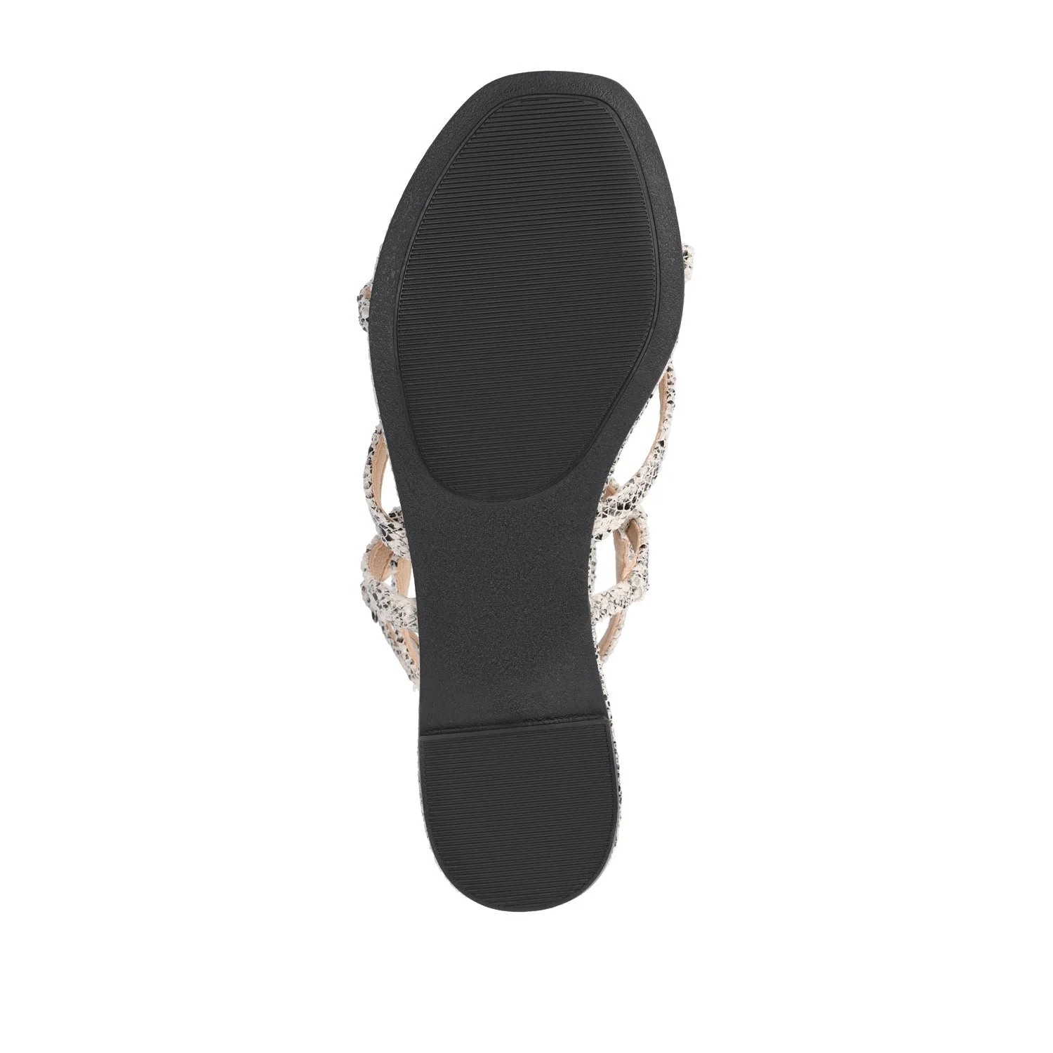 SERISSA CRISSCROSS SANDAL IN VEGAN LEATHER - Snake - Image 8