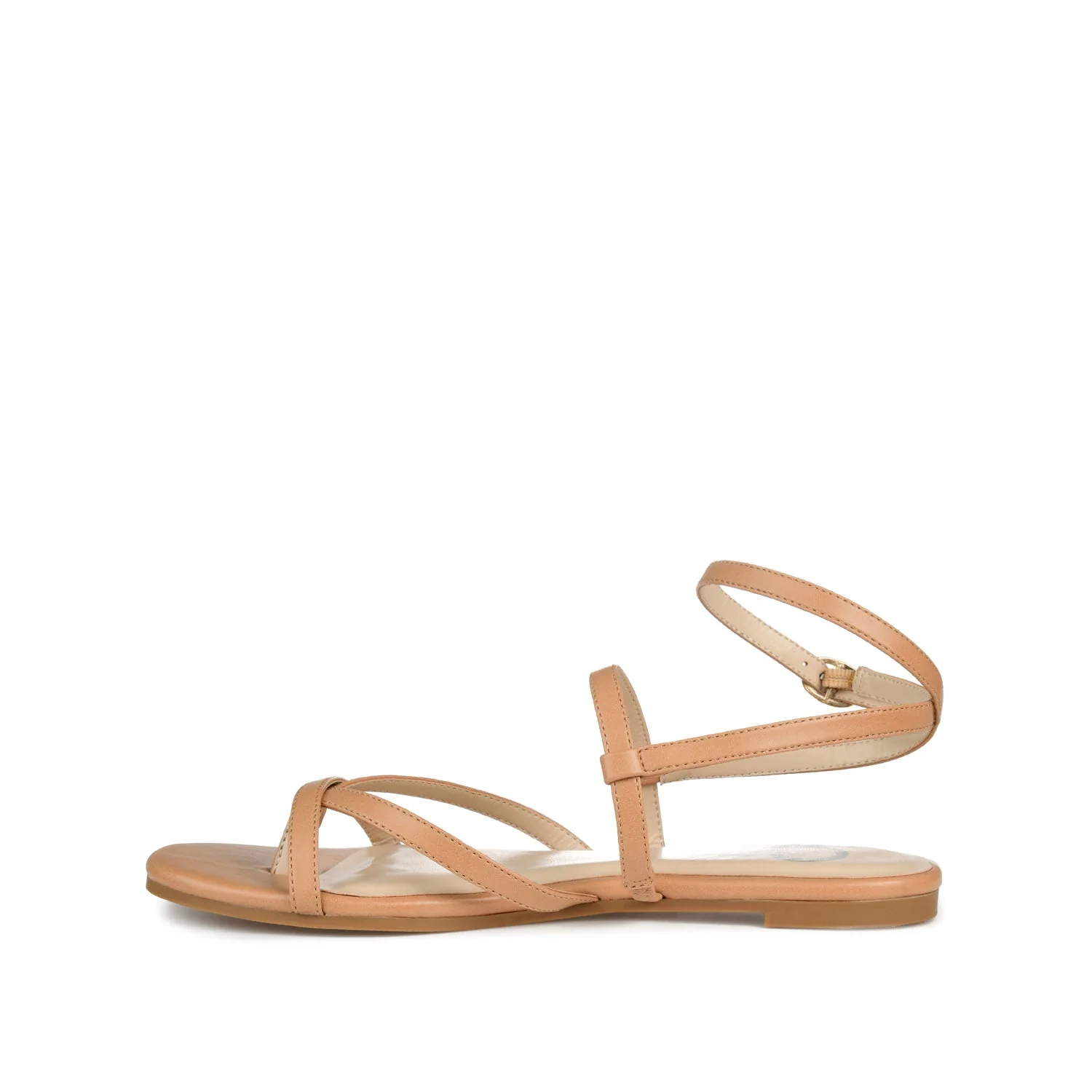 SERISSA CRISSCROSS SANDAL IN VEGAN LEATHER - Tan - Image 3