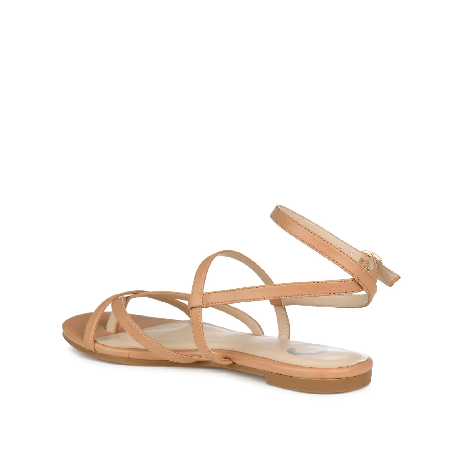 SERISSA CRISSCROSS SANDAL IN VEGAN LEATHER - Tan - Image 4
