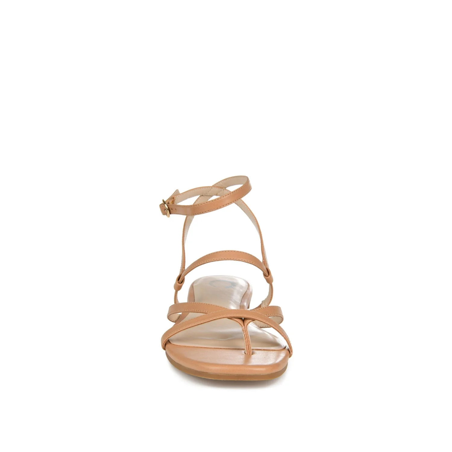 SERISSA CRISSCROSS SANDAL IN VEGAN LEATHER - Tan - Image 5