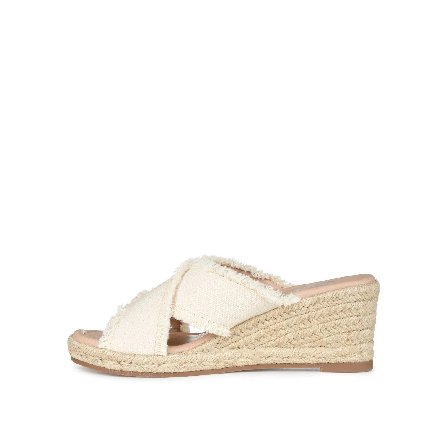 SHANNI ESPADRILLE WEDGE HEELED SANDALS - Beige - Image 4