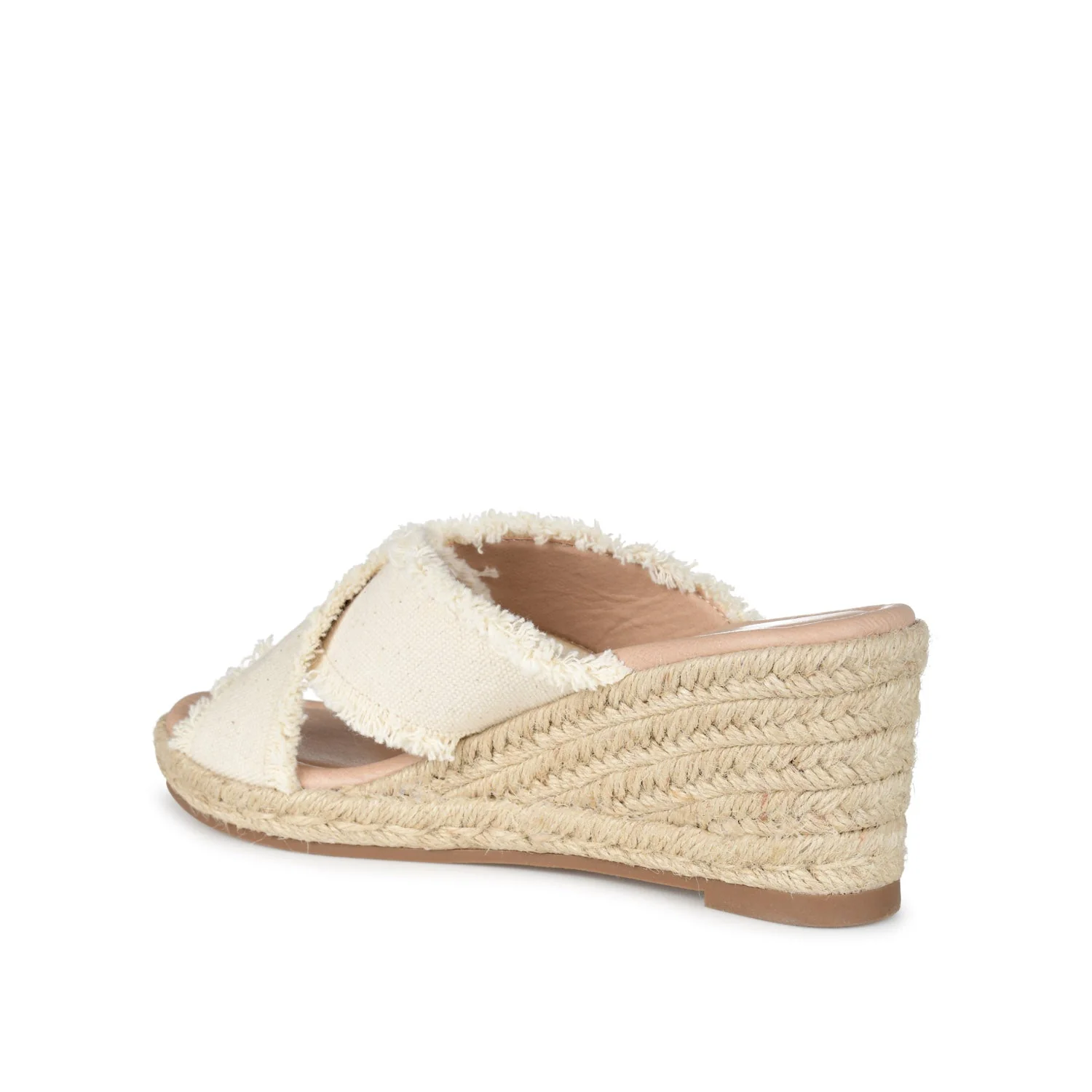SHANNI ESPADRILLE WEDGE HEELED SANDALS - Beige - Image 5