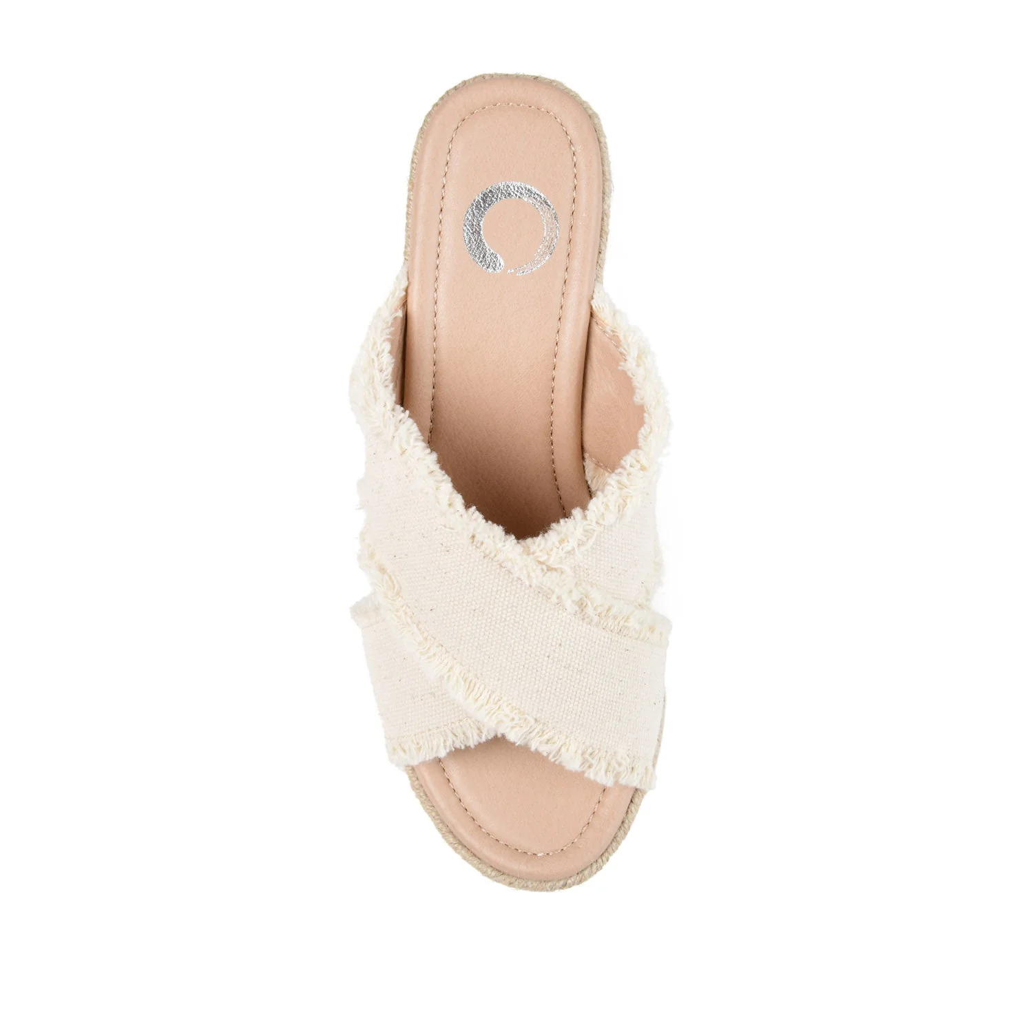 SHANNI ESPADRILLE WEDGE HEELED SANDALS - Beige - Image 7