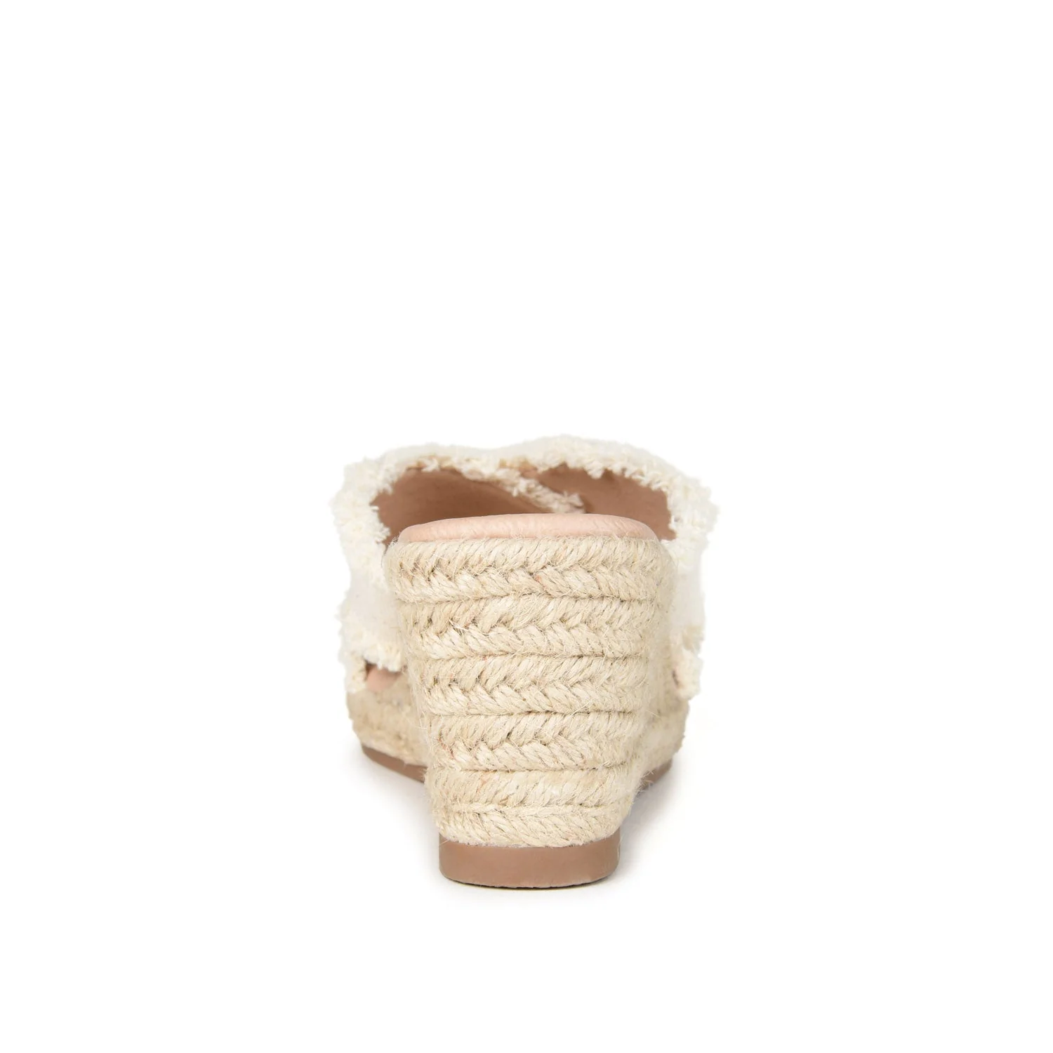 SHANNI ESPADRILLE WEDGE HEELED SANDALS - Beige - Image 8