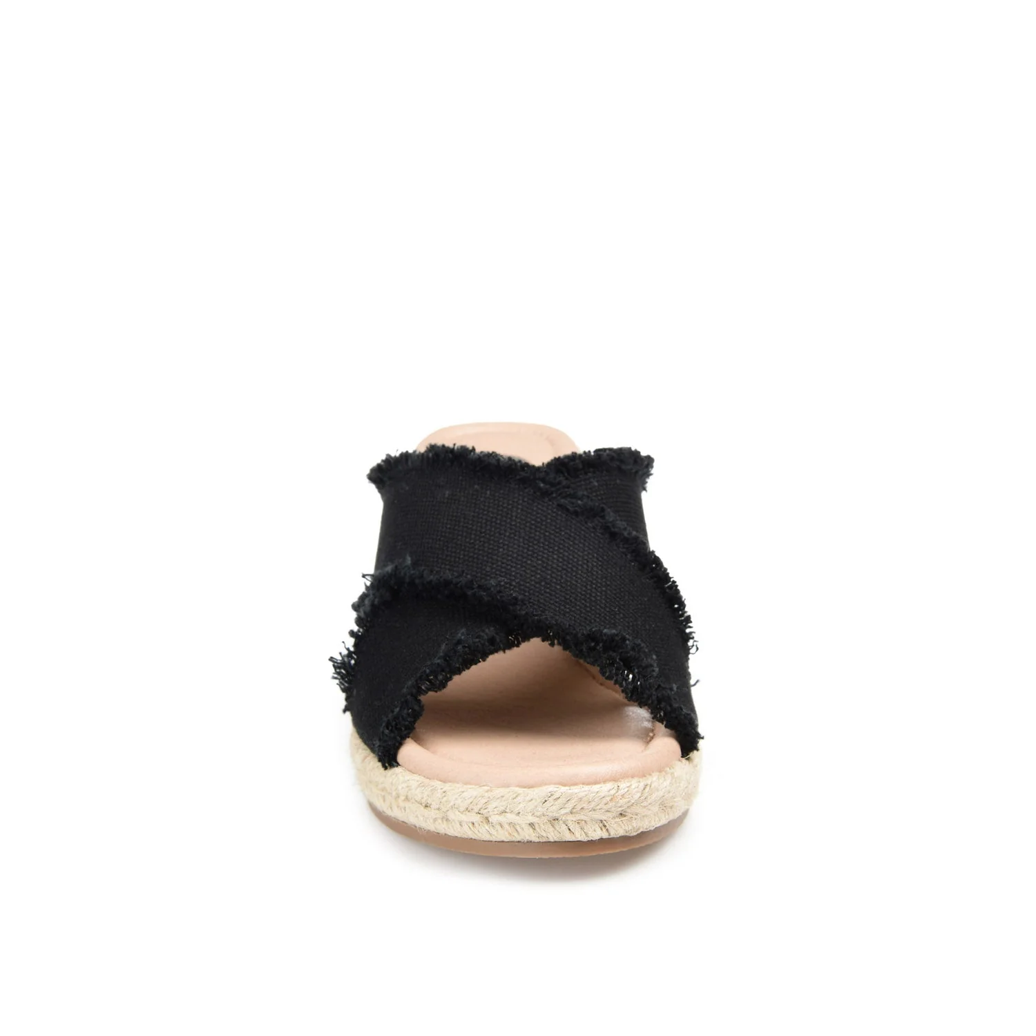 SHANNI ESPADRILLE WEDGE HEELED SANDALS - Black - Image 5