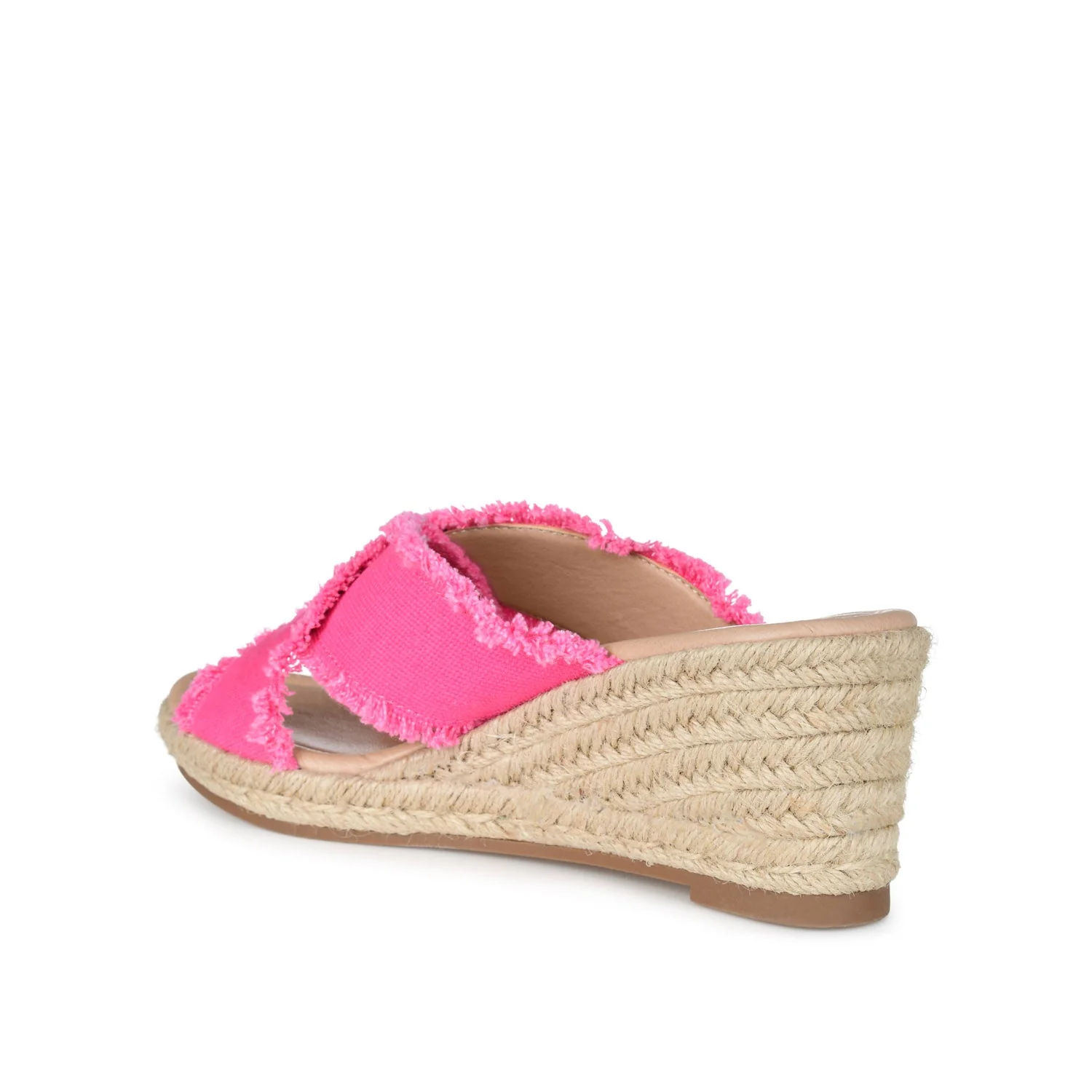 SHANNI ESPADRILLE WEDGE HEELED SANDALS - Fuchsia - Image 4
