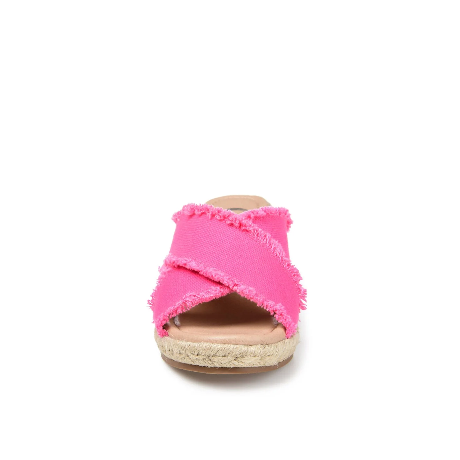 SHANNI ESPADRILLE WEDGE HEELED SANDALS - Fuchsia - Image 5