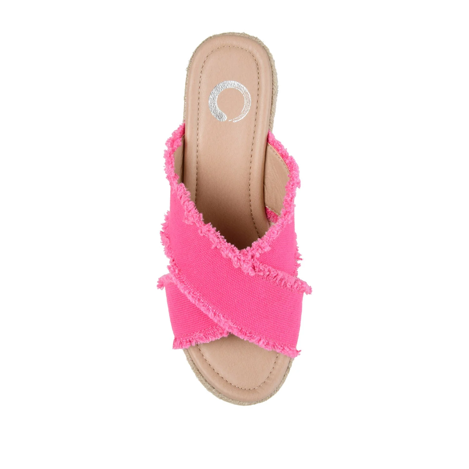 SHANNI ESPADRILLE WEDGE HEELED SANDALS - Fuchsia - Image 6