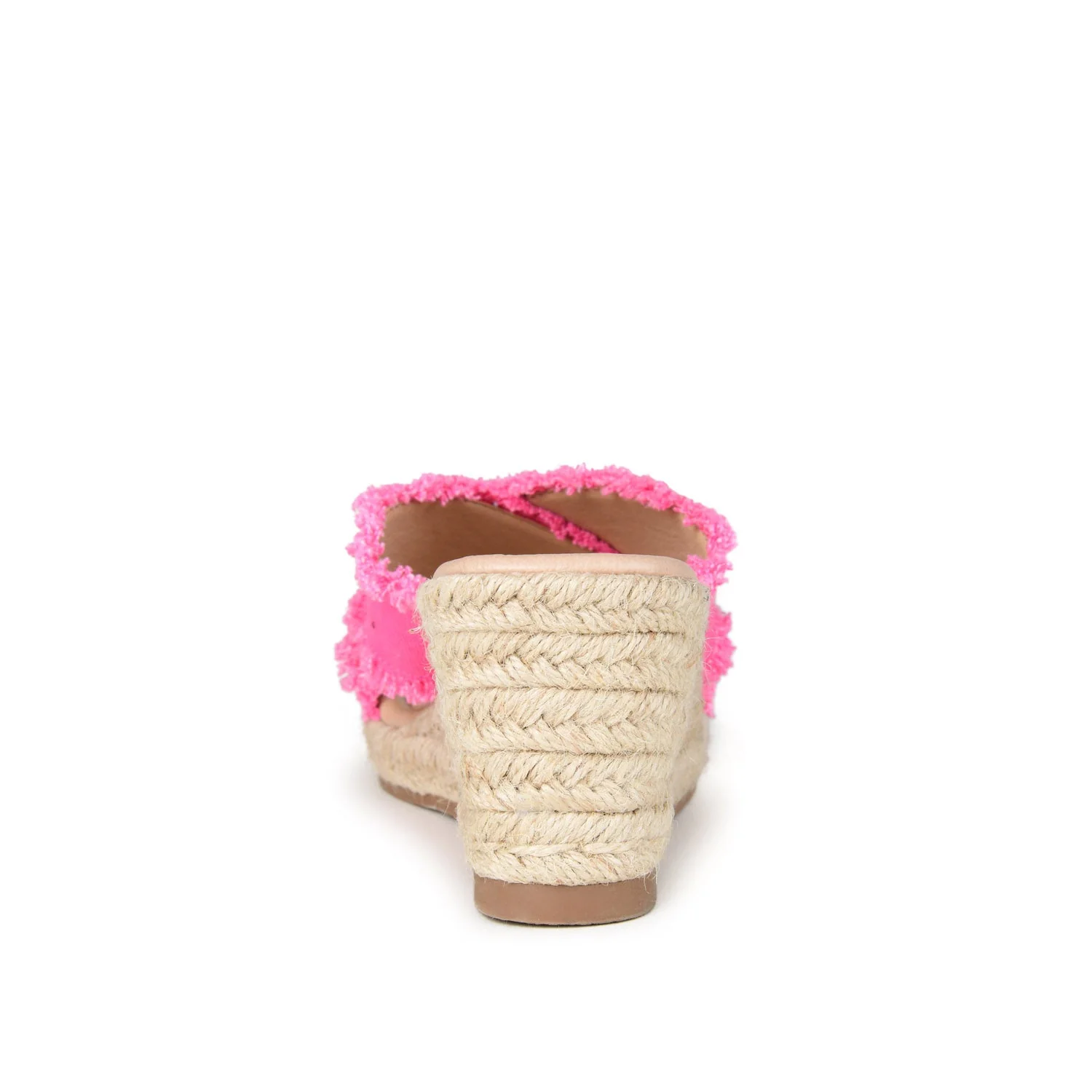 SHANNI ESPADRILLE WEDGE HEELED SANDALS - Fuchsia - Image 7