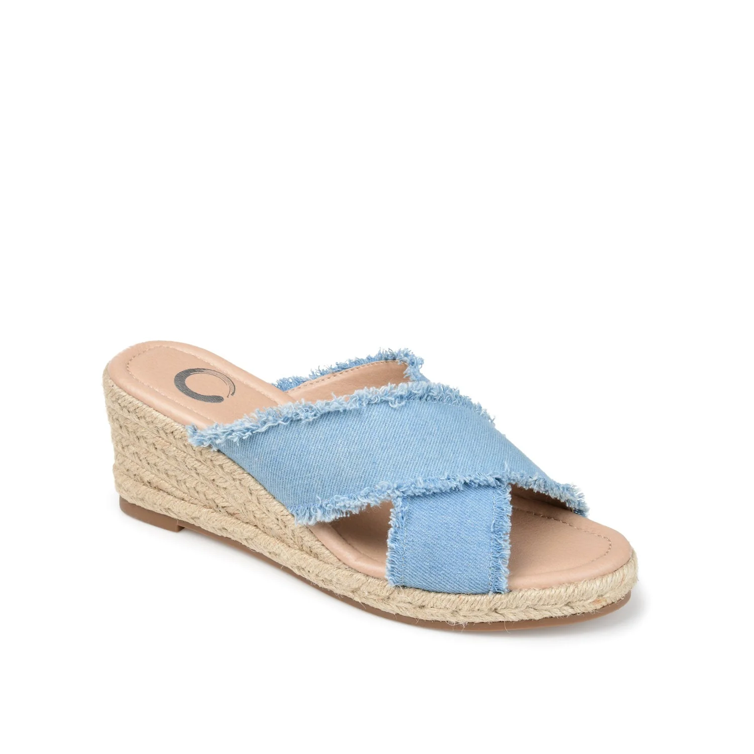SHANNI ESPADRILLE WEDGE HEELED SANDALS - Light Denim - Image 2