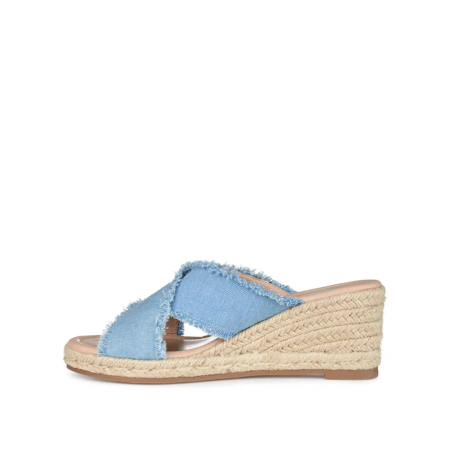 SHANNI ESPADRILLE WEDGE HEELED SANDALS - Light Denim - Image 3