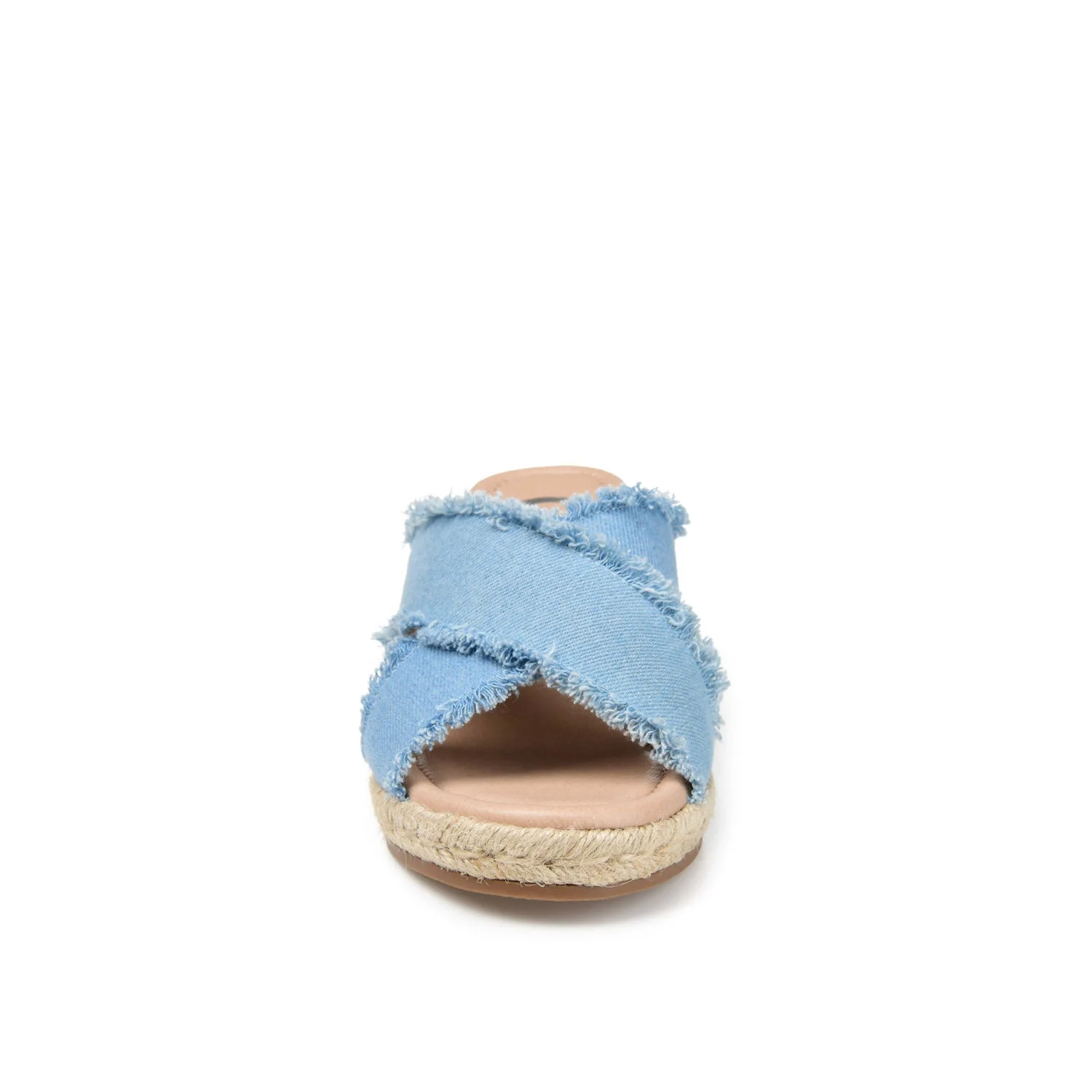 SHANNI ESPADRILLE WEDGE HEELED SANDALS - Light Denim - Image 5