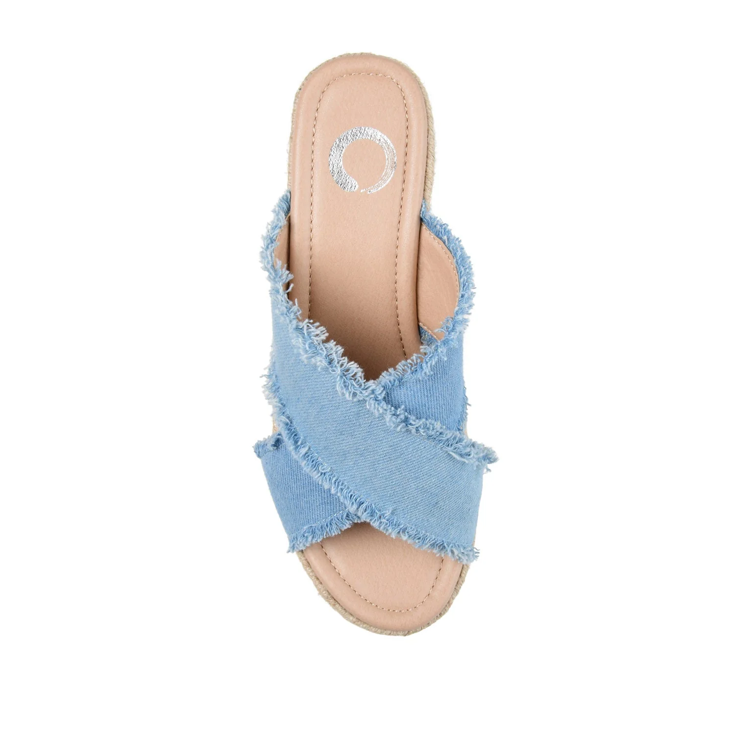 SHANNI ESPADRILLE WEDGE HEELED SANDALS - Light Denim - Image 6