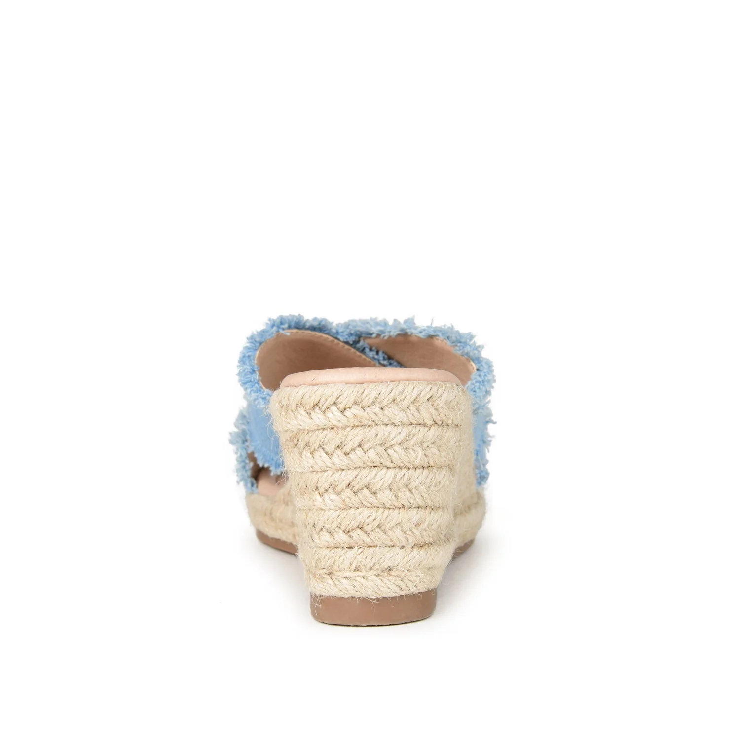 SHANNI ESPADRILLE WEDGE HEELED SANDALS - Light Denim - Image 7