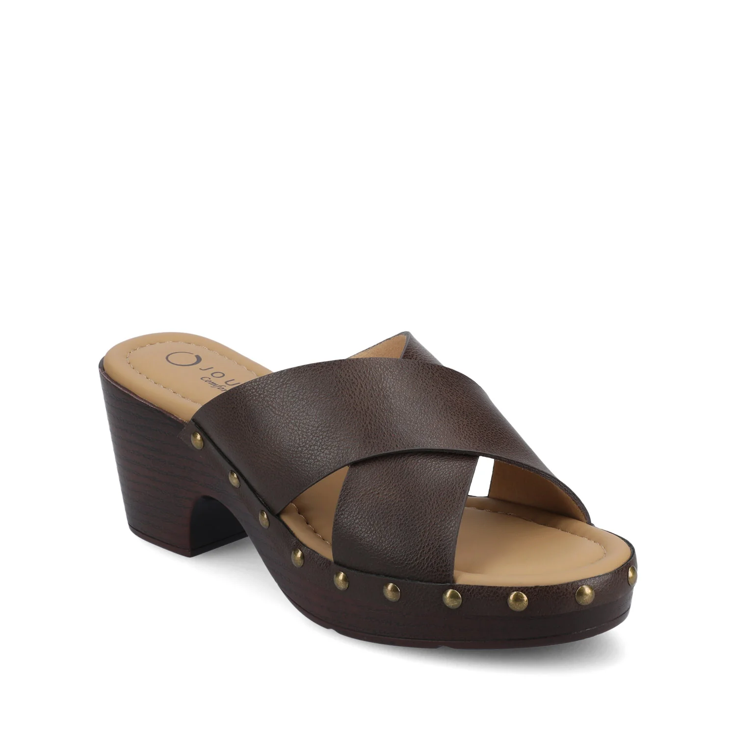 SILVANA CLOG SANDALS - Chocolate - Image 2
