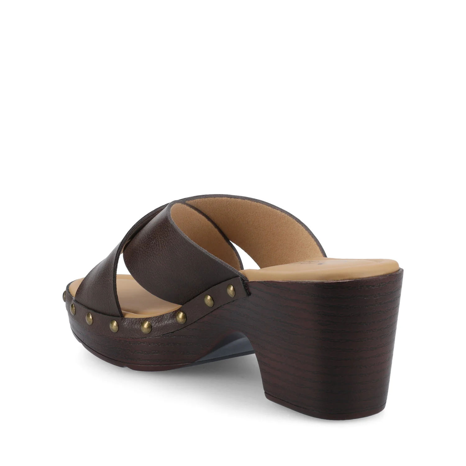 SILVANA CLOG SANDALS - Chocolate - Image 3