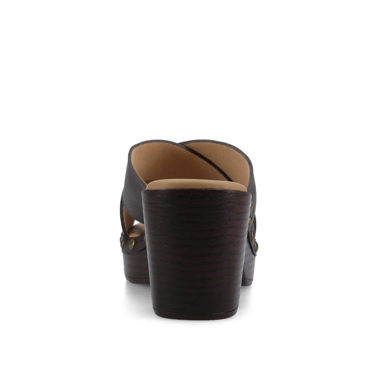 SILVANA CLOG SANDALS - Chocolate - Image 6