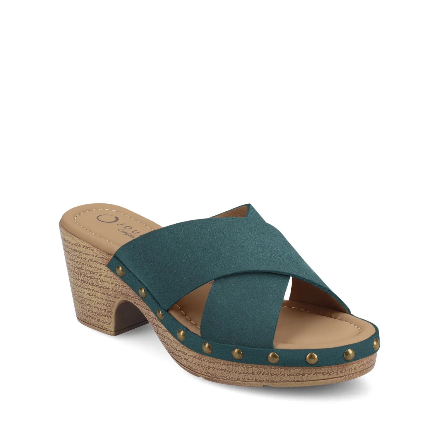 SILVANA CLOG SANDALS - Teal - Image 2