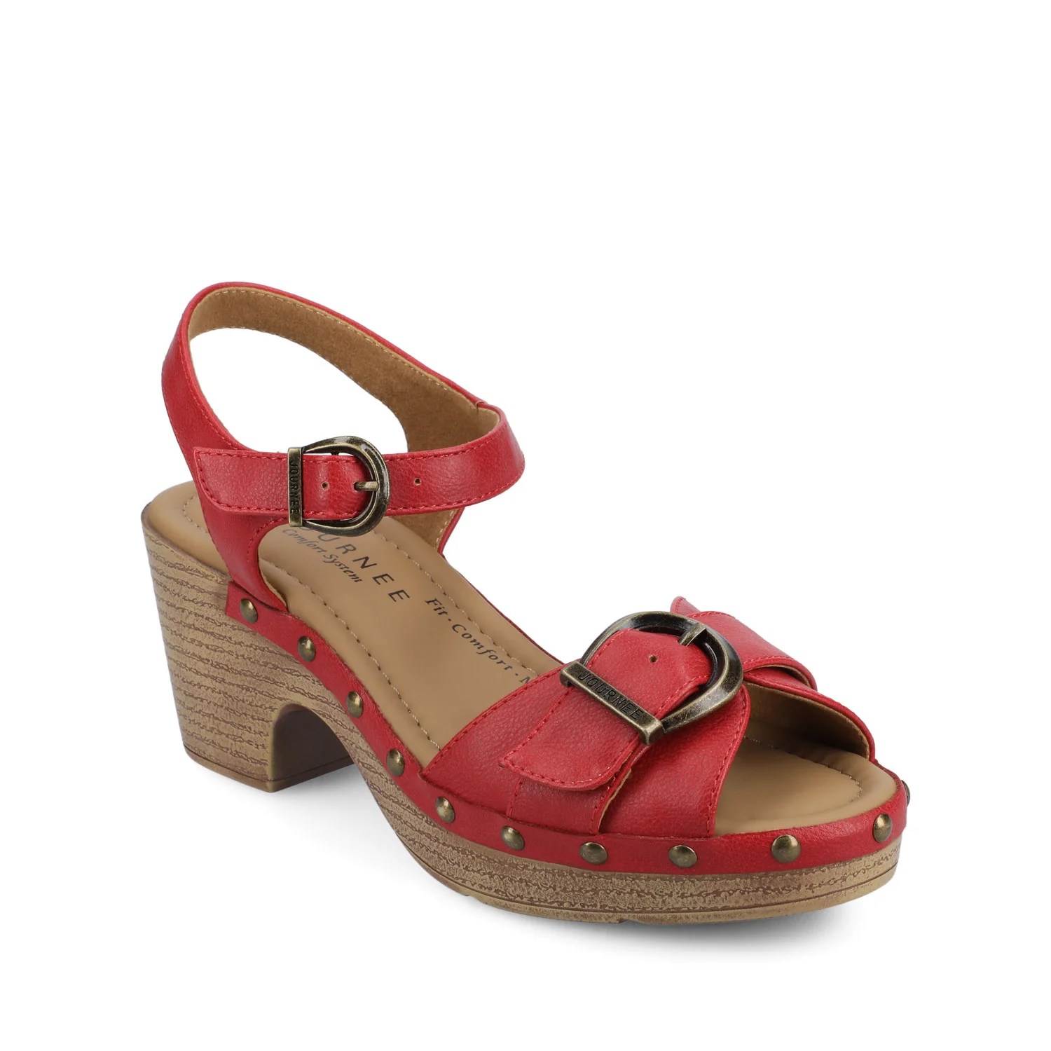 SISILIA CLOG SANDALS - Red - Image 2