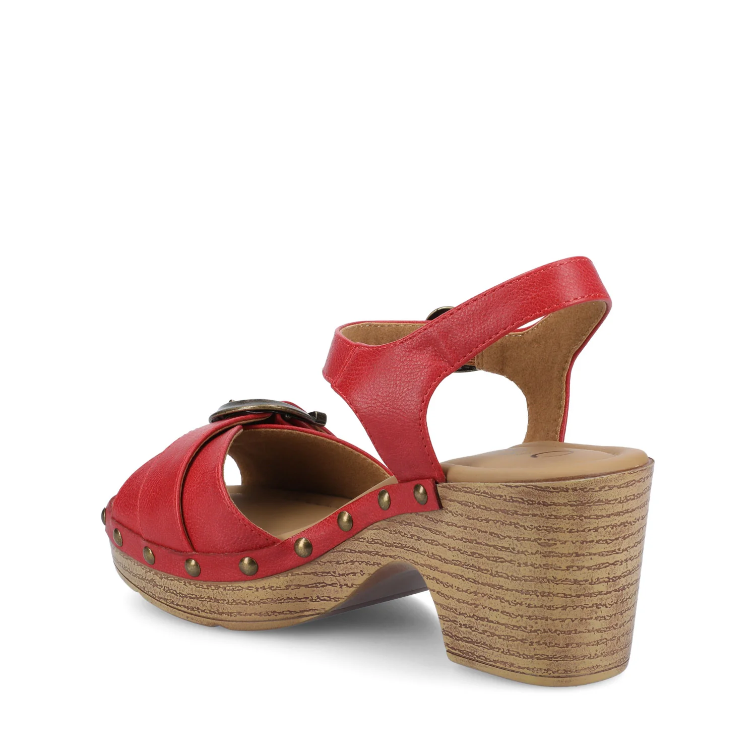 SISILIA CLOG SANDALS - Red - Image 3