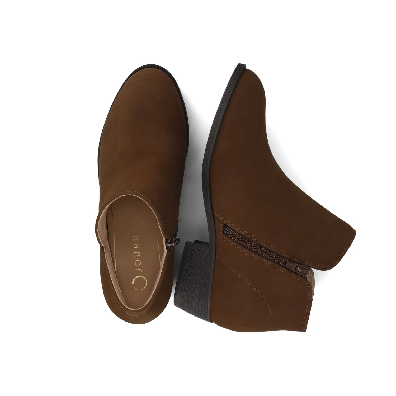 SOLARAH ANKLE BOOTIE - Nubuck Tan - Image 3
